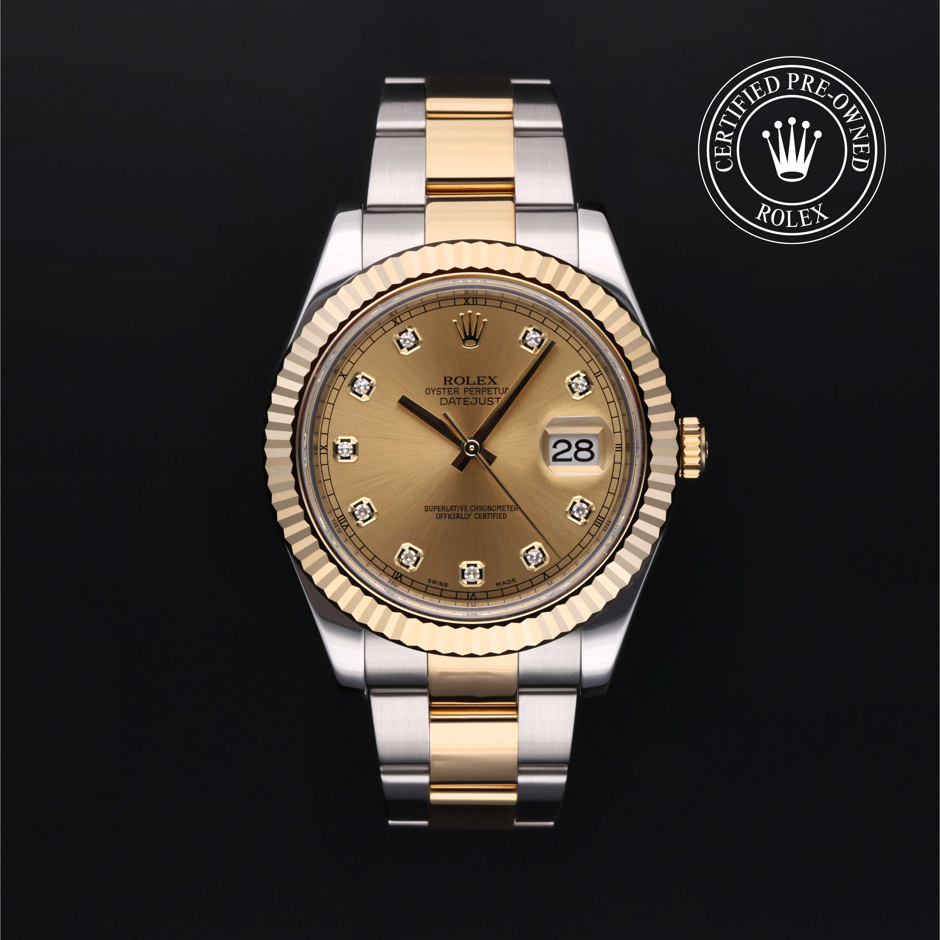 Rolex datejust ii gold Clearance