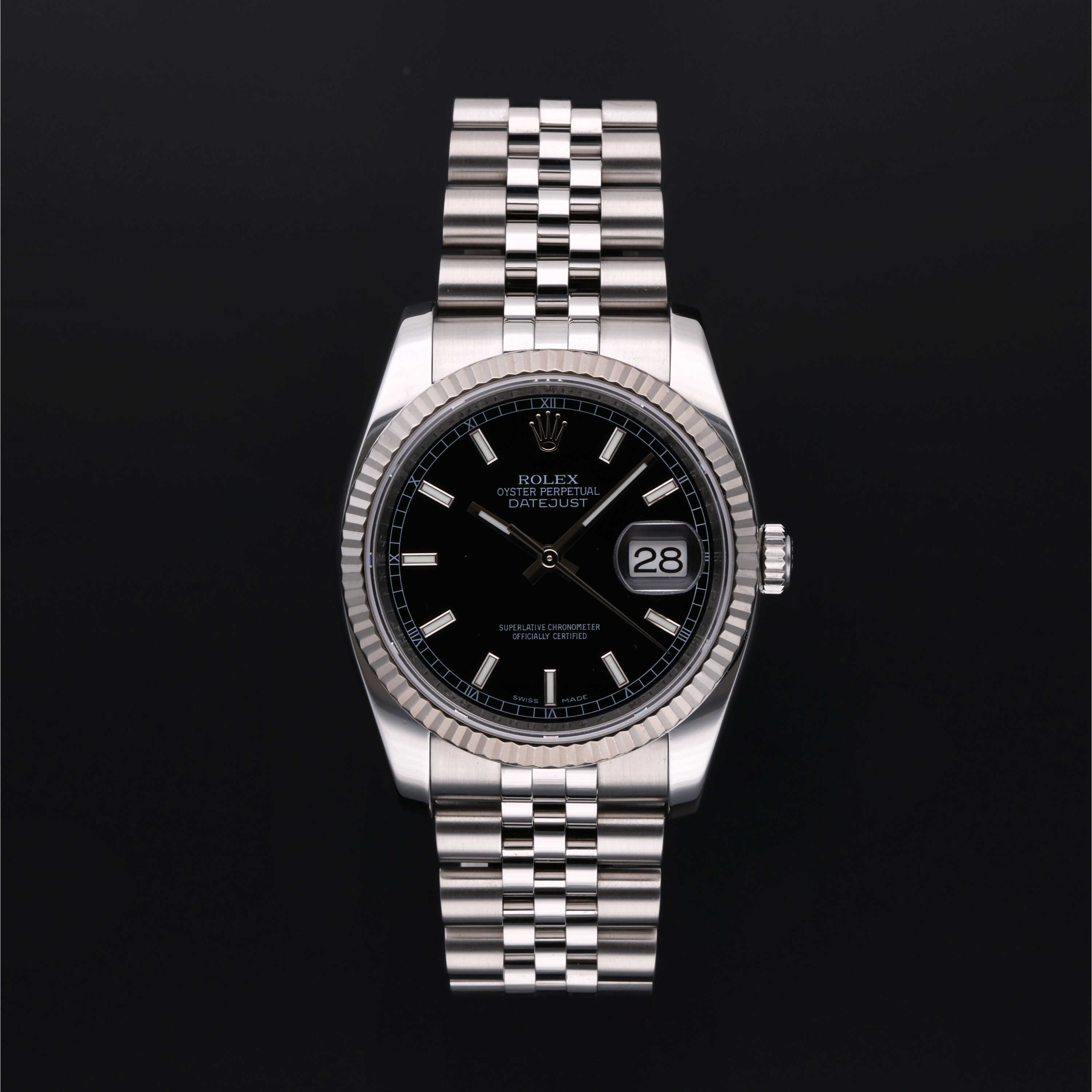 Rolex Certified PreOwned Datejust 36 mm in Everose Rolesor, 116234