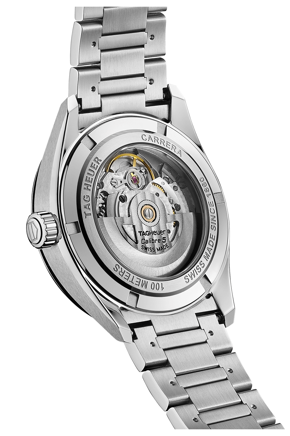 TAG Heuer Carrera Calibre 5 Automatic Black Steel Watch (WBN2110