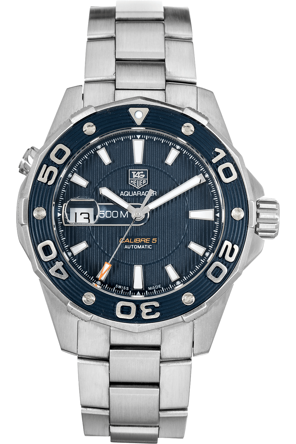 Pre owned tag new arrivals heuer aquaracer calibre 5