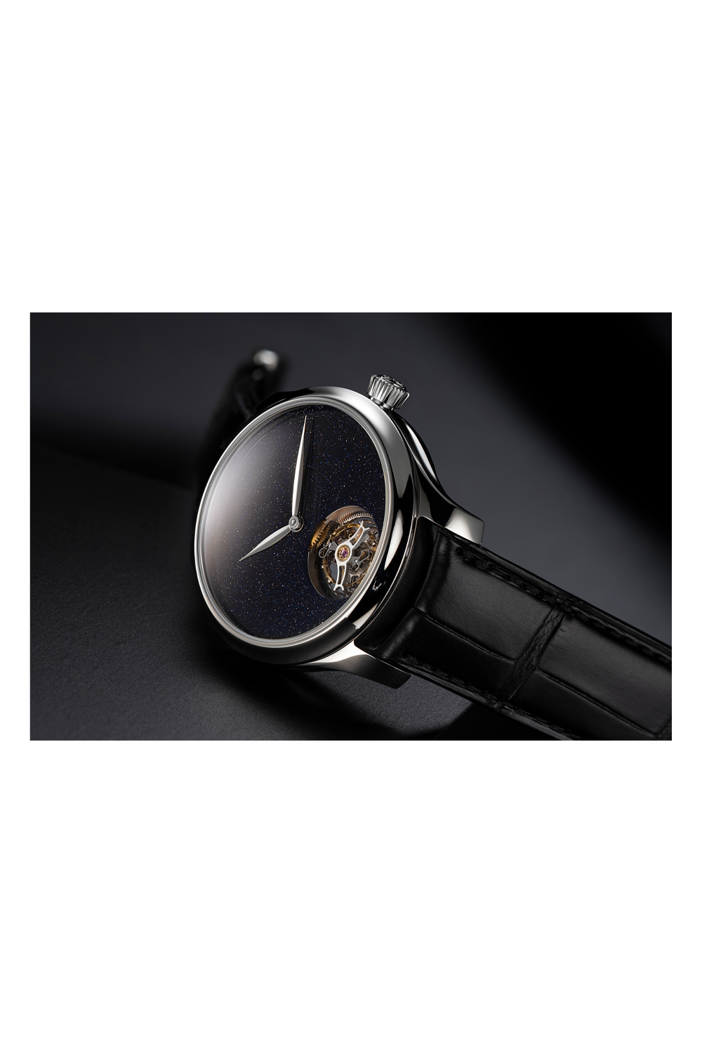 H. Moser & Cie. Endeavour Aventurine Tourbillon Steel (1804-1219)