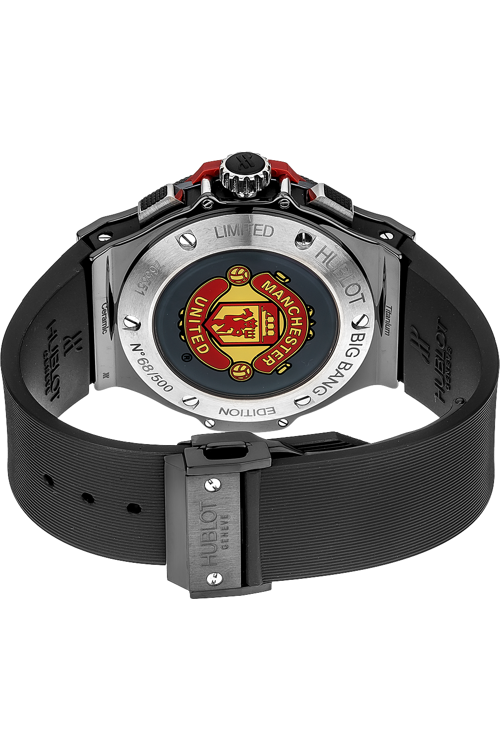 HUBLOT 腕時計 Manchester Pre-Owned Hublot Big Bang Red Devil Bang Manchester United