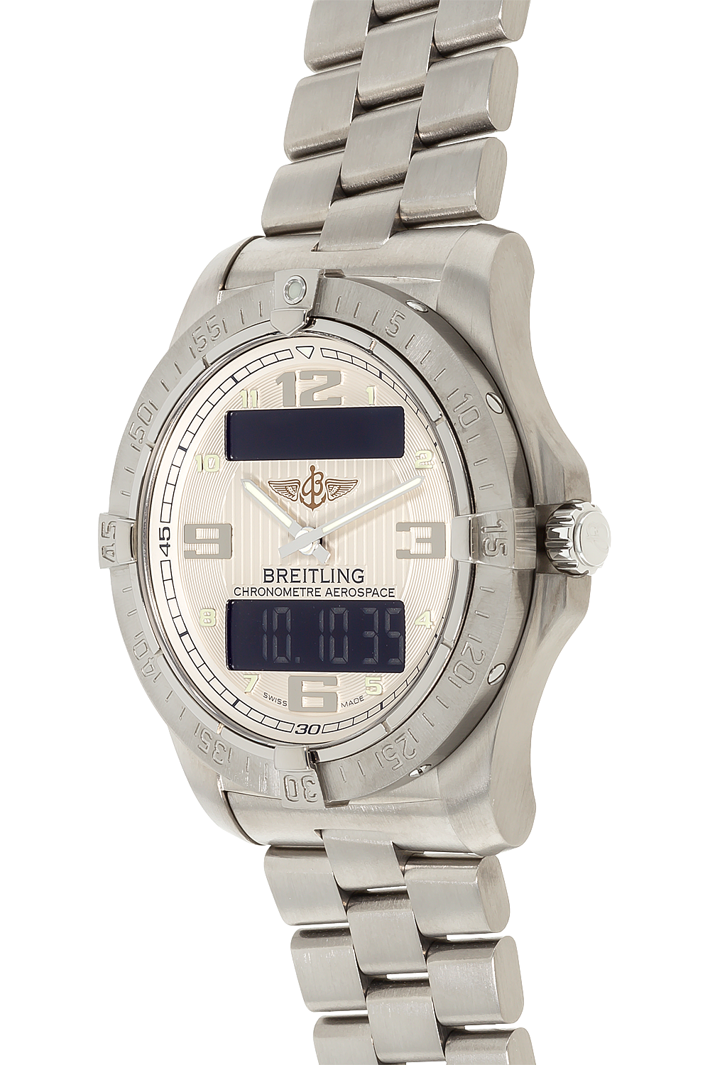 BREITLING aerospace avantage グレー Pre-Owned Breitling Aerospace Avantage Quartz (E79362)