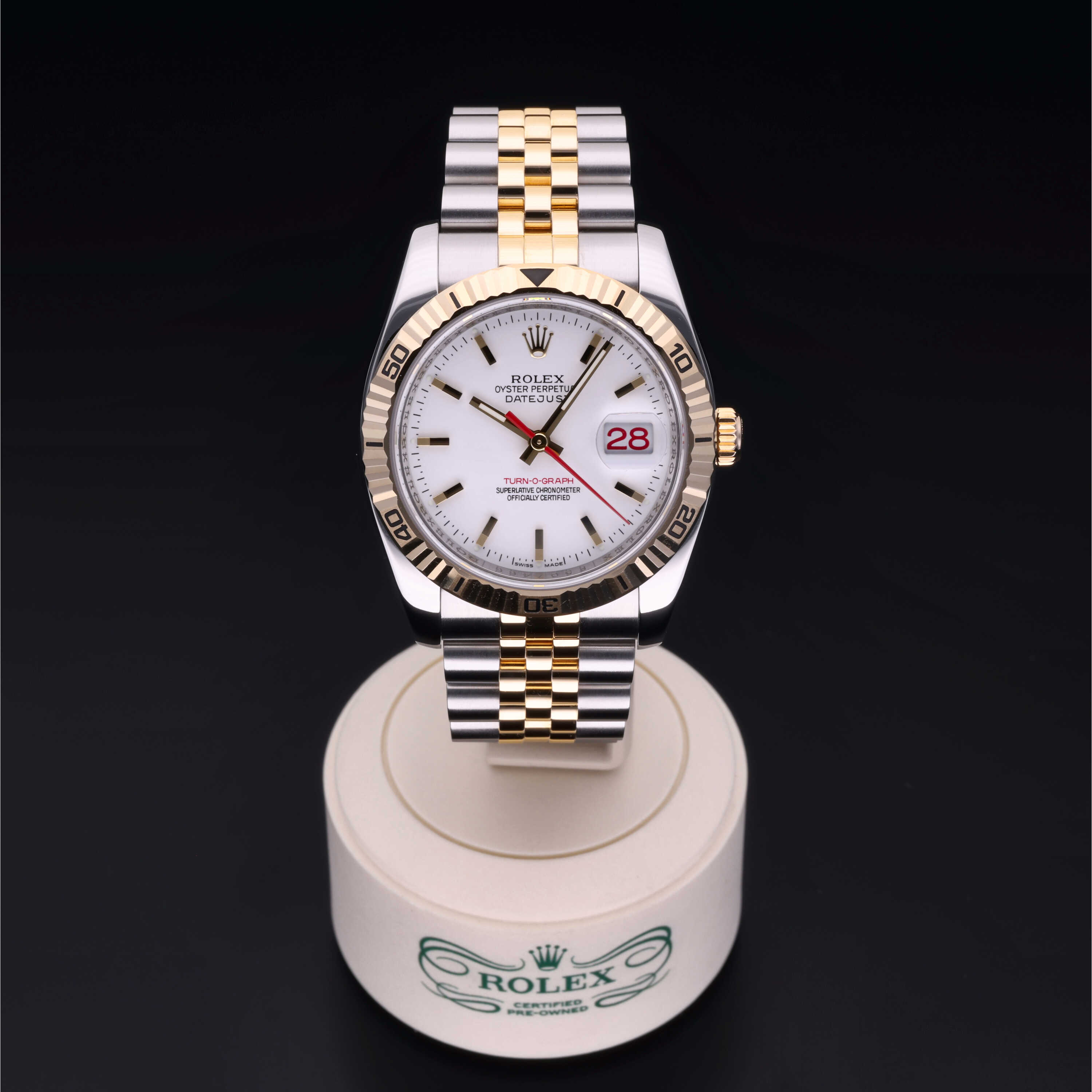 Pre Owned Rolex Datejust Turn O Graph 116263