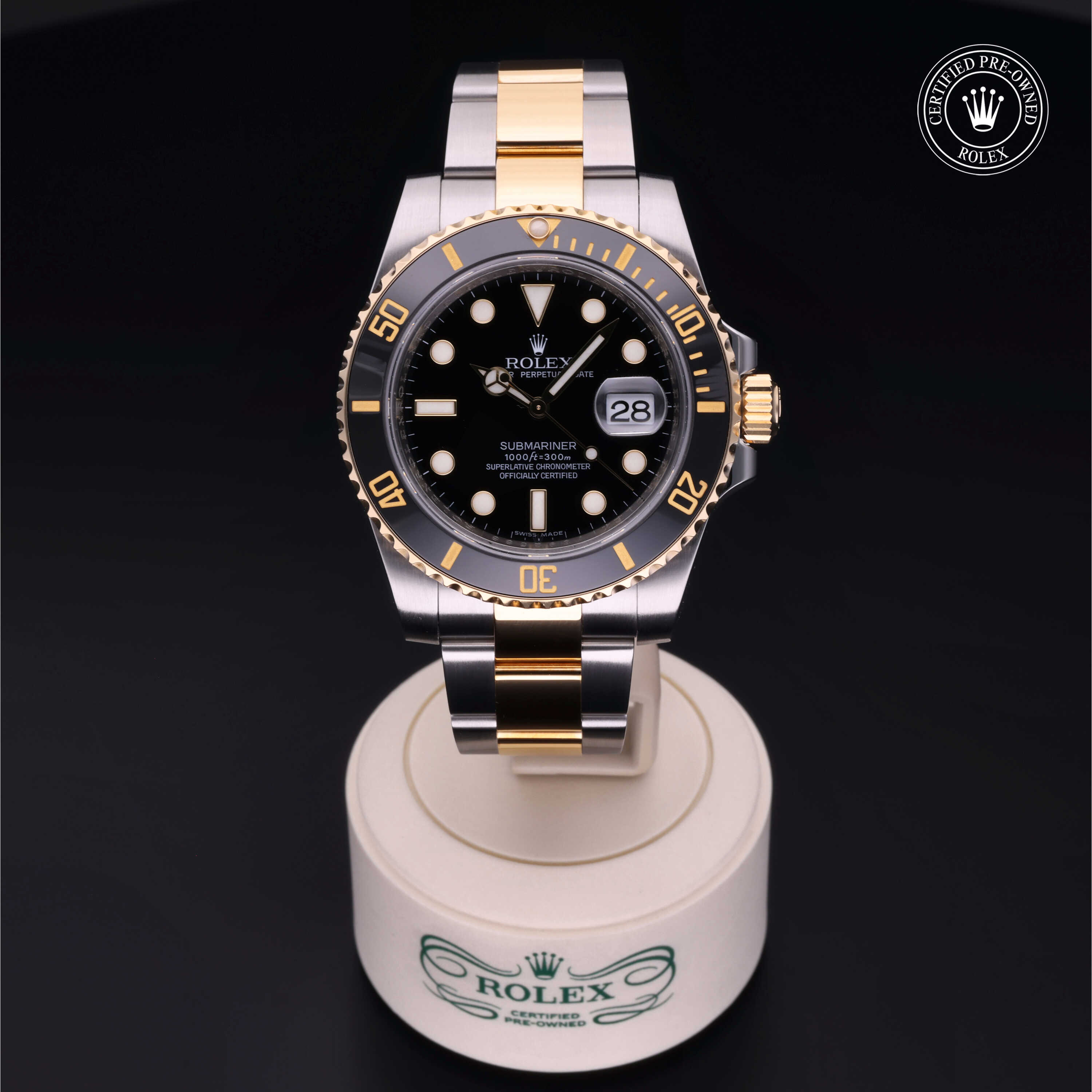 Used rolex clearance submariner two tone