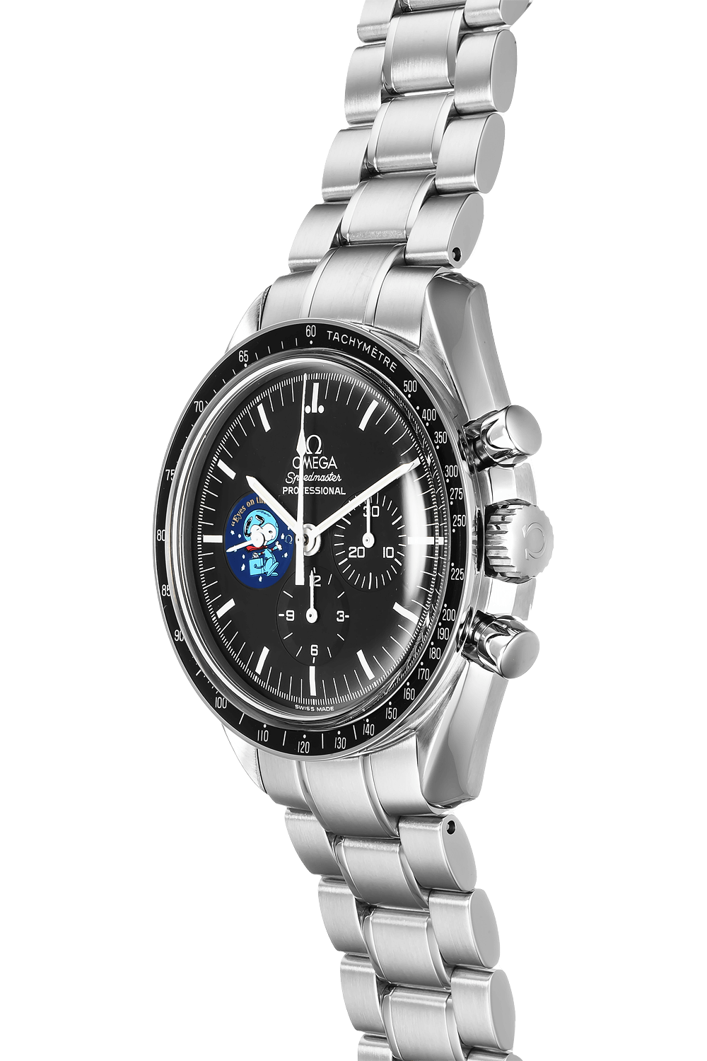 時計 OMEGA Speedmaster Moonwatch BLACK SNOOPY Omega's Black Snoopy MoonSwatch: What you need to know