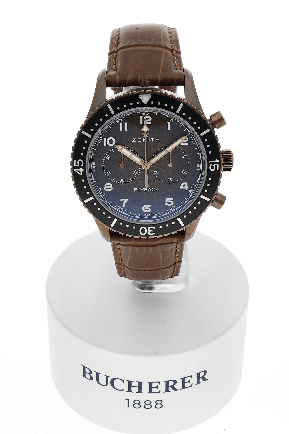 Pre-Owned Zenith El Primero Pilot (29.2240405/18.C801)