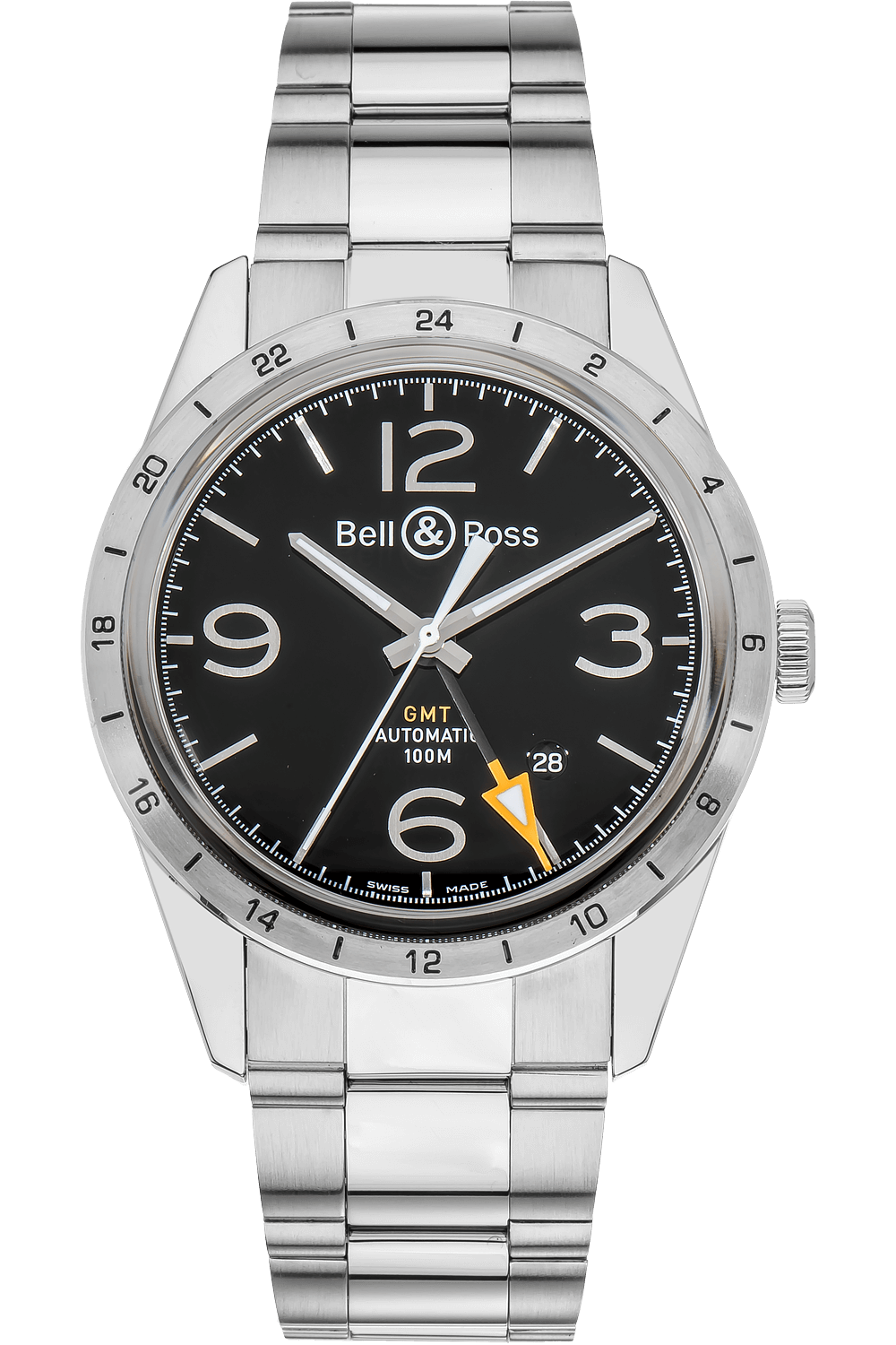 Pre Owned Bell Ross BR 123 GMT 24H BR123 93 SP