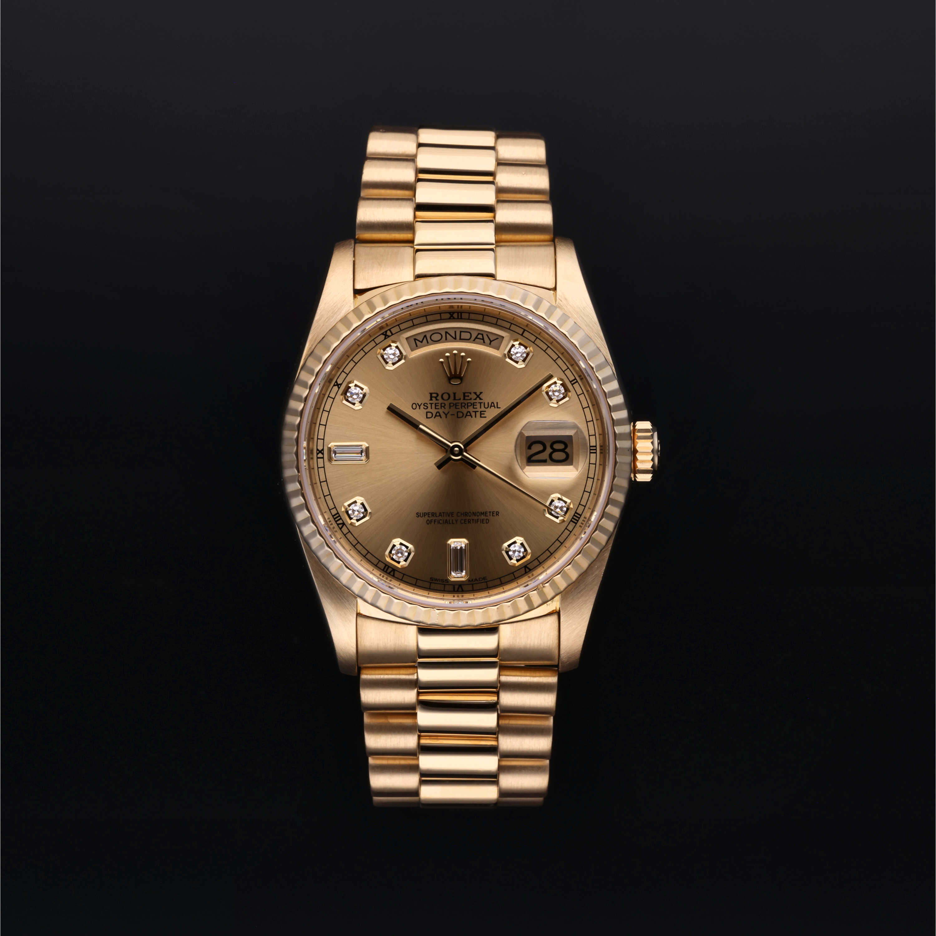 Rolex Certified Pre-Owned Day-Date 36 mm Yellow Gold, 18238 | Tourneau | Bucherer