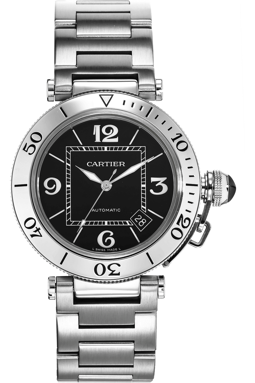 cartier pasha seatimer w31077m7