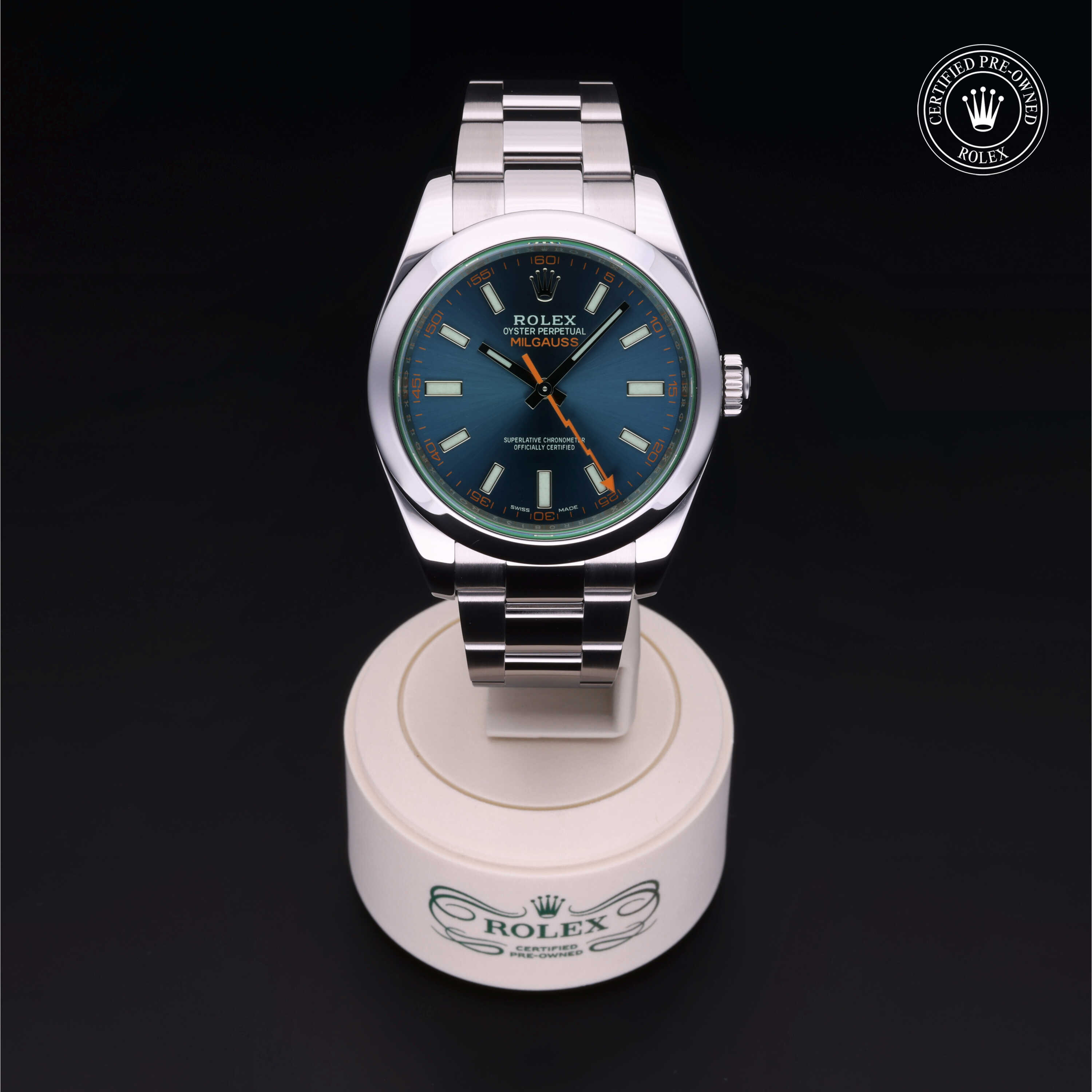 Rolex Certified Pre Owned Milgauss 116400GV 0002