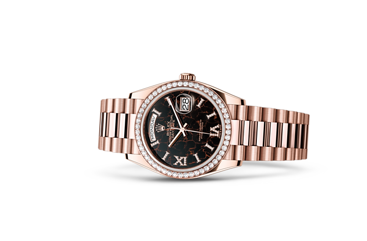 Rolex 36mm rose top gold
