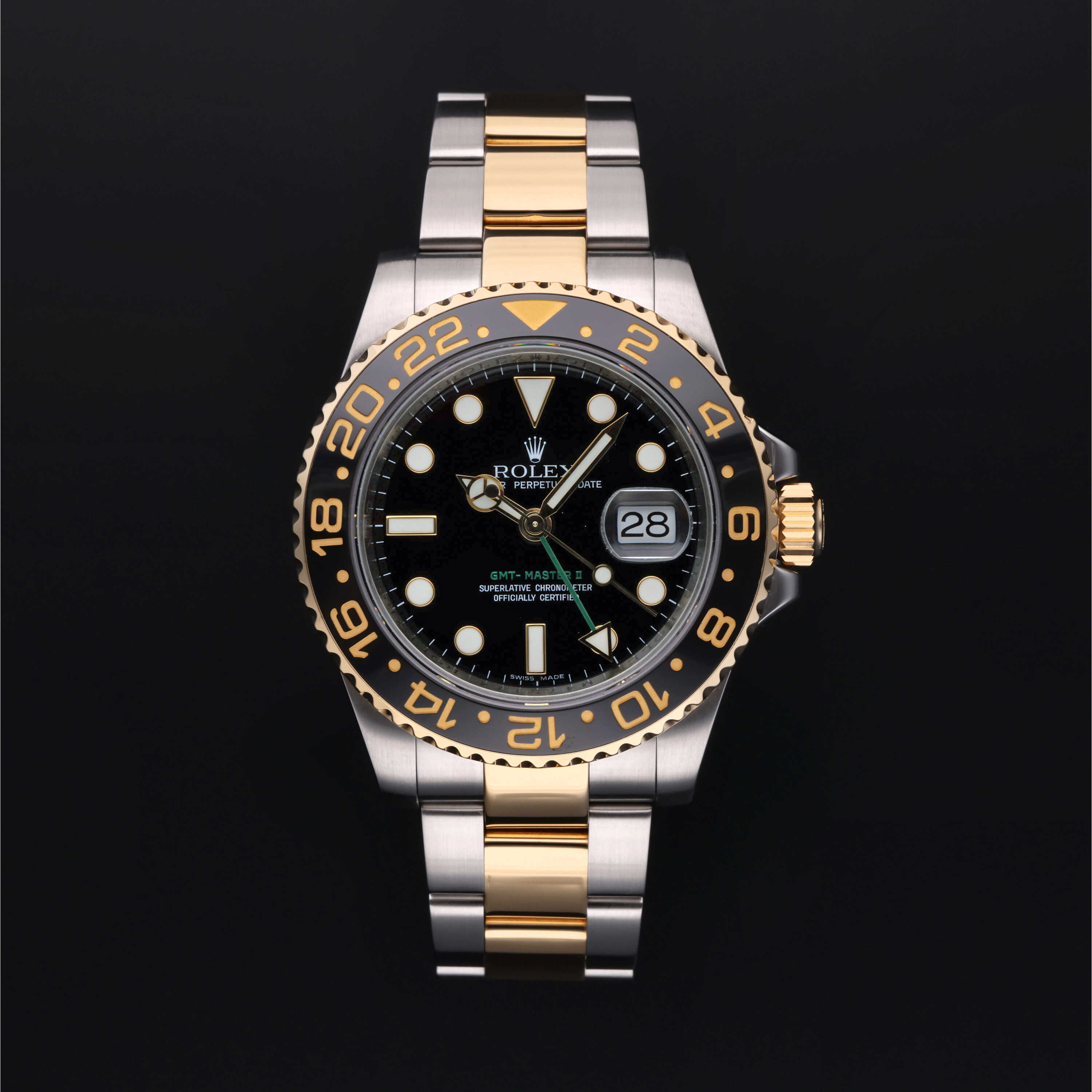 Rolex gmt master deals 2 or et acier