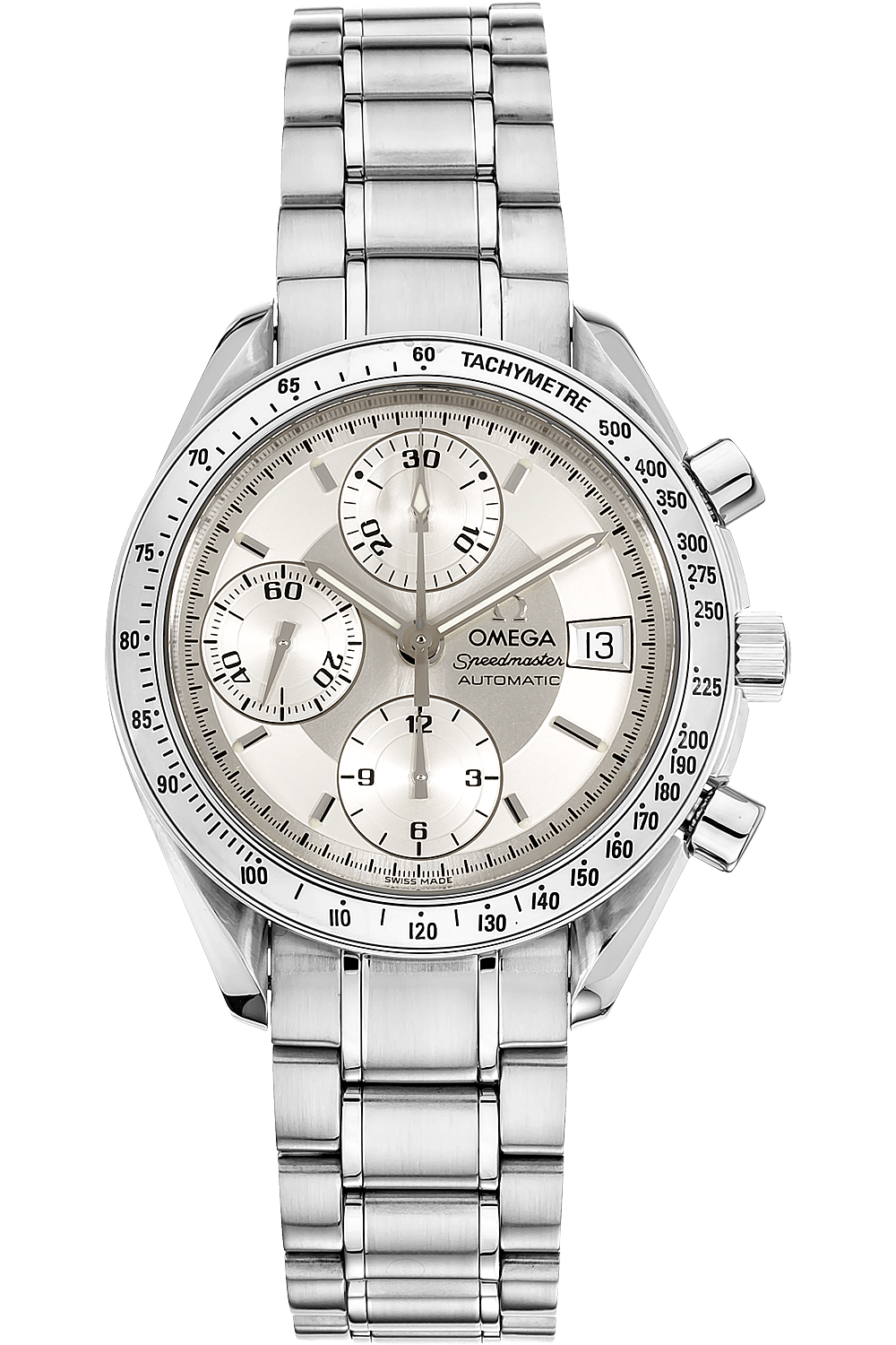 Pre Owned Omega Speedmaster Date Stainless Steel Automatic