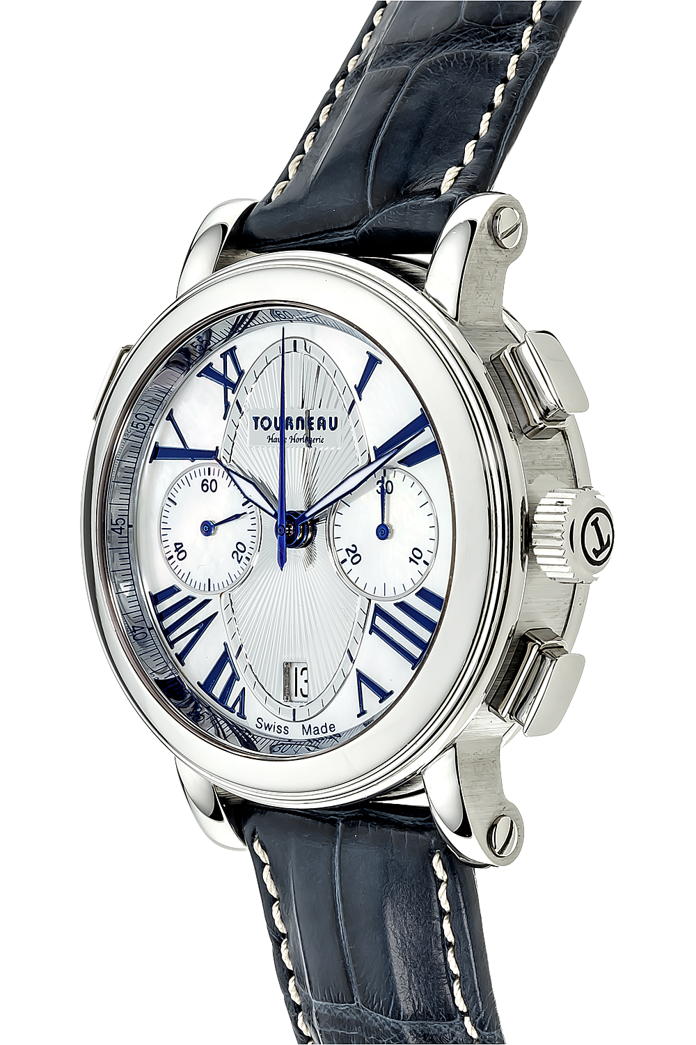 PreOwned Tourneau Gotham Blue Tahiti Automatic Limited Edition (TAHITI