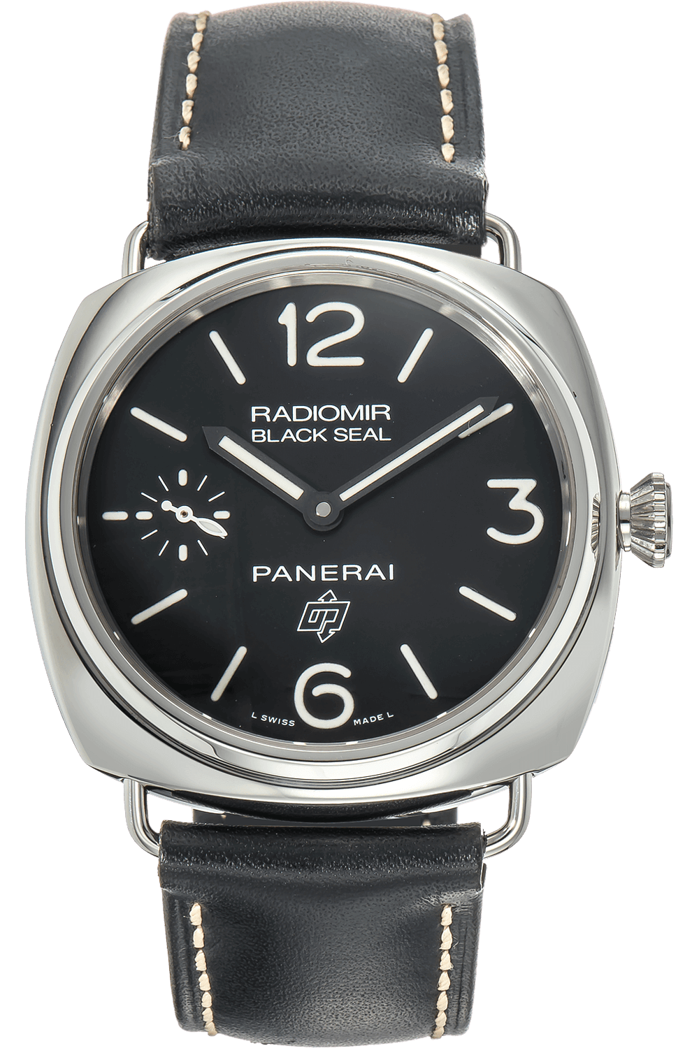 Pre Owned Panerai Radiomir Black Seal Logo Stainless Steel Manual