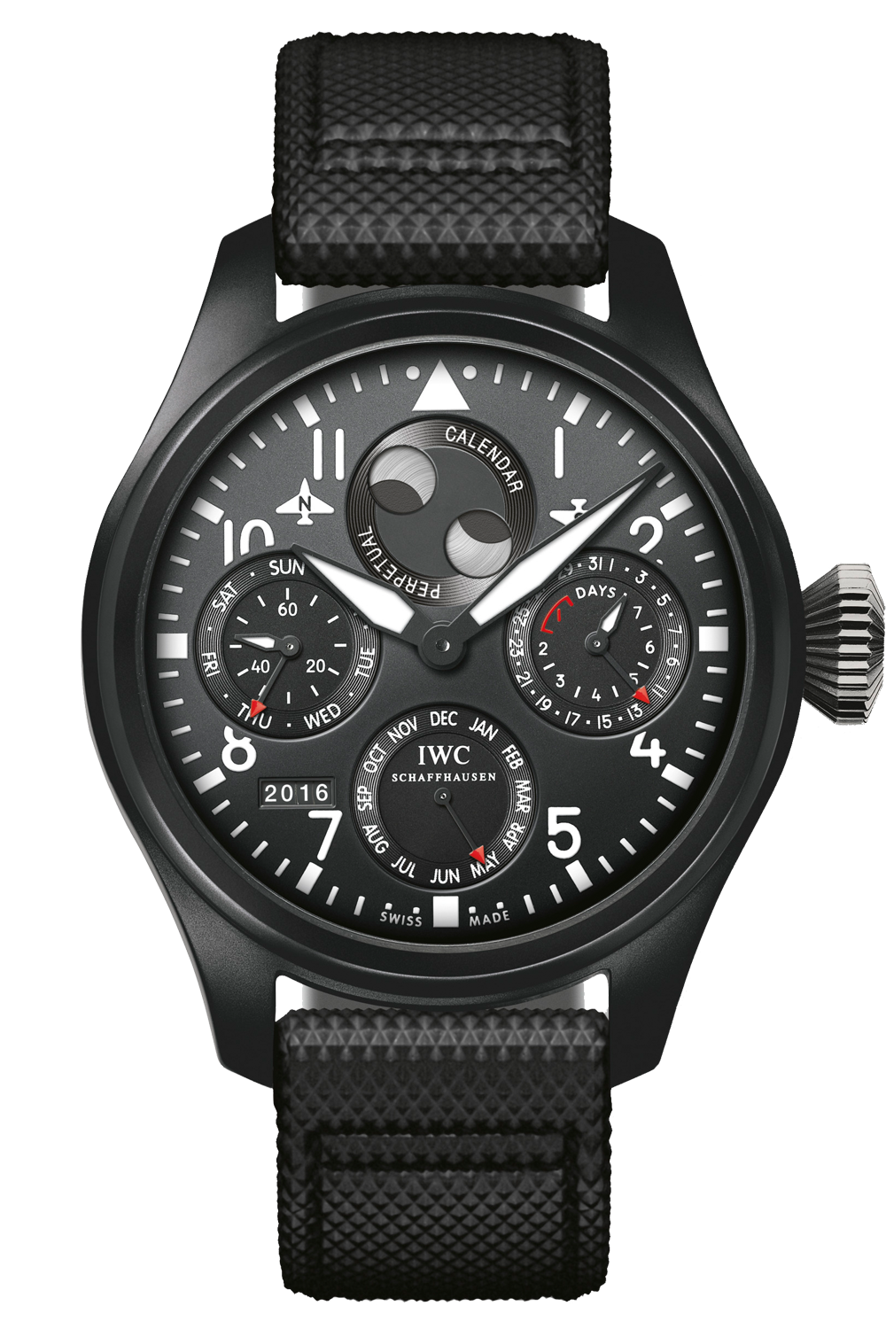 IWC Schaffhausen Big Pilot s Watch Perpetual Calendar Top Gun IW502902