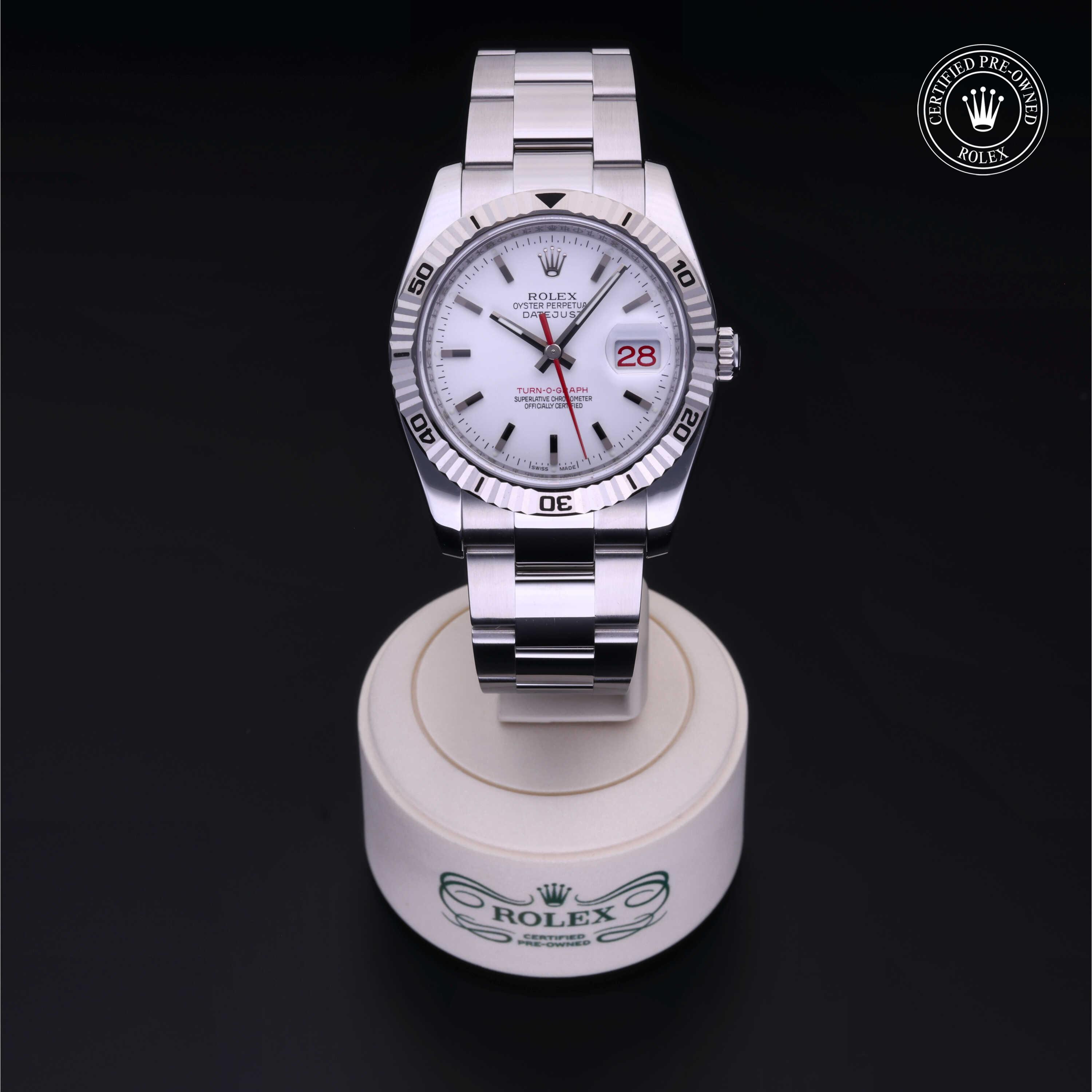 Rolex Certified Pre-Owned Datejust Turn-O-Graph (116264)