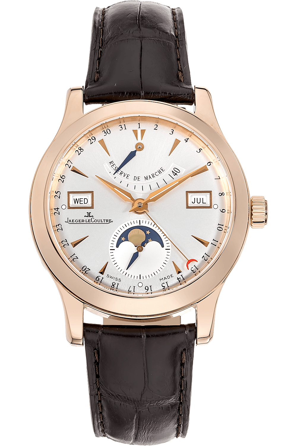 pre-owned jaeger-lecoultre master calendar (151242a)