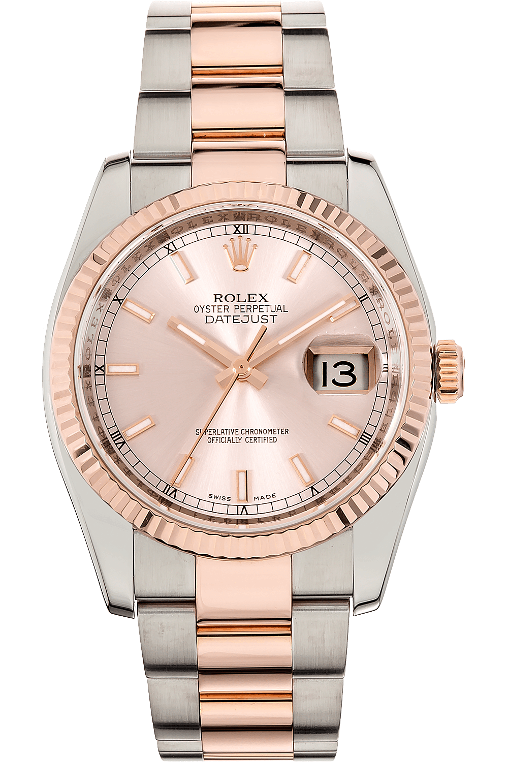 rolex datejust rose