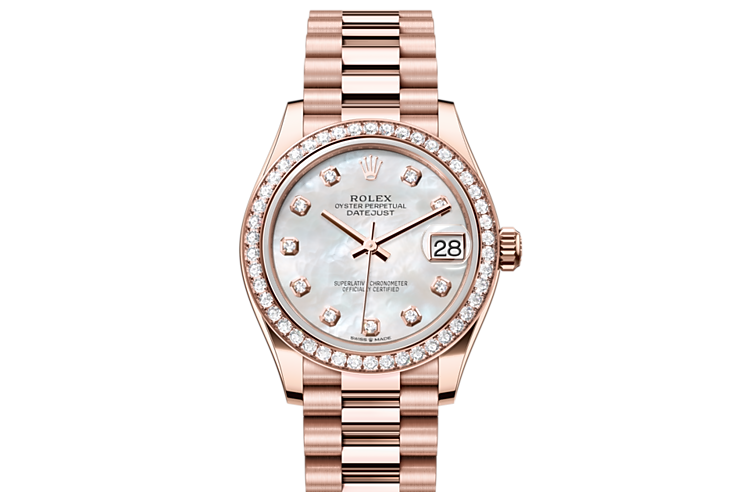 Rolex Datejust in 18 kt Everose gold M278285RBR 0005 Tourneau