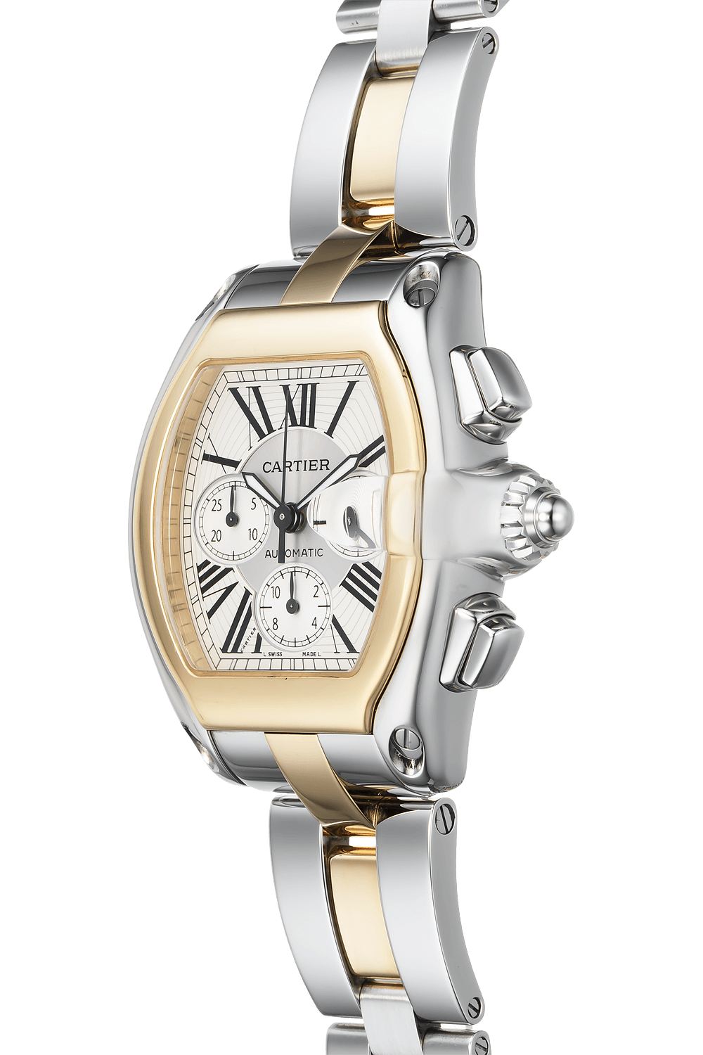 Pre-Owned Cartier Roadster Chronograph (W62027Z1)