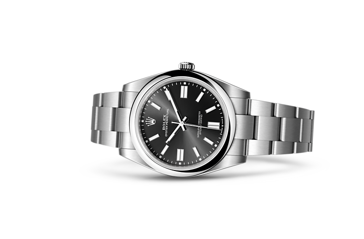 Rolex oyster perpetual noir on sale