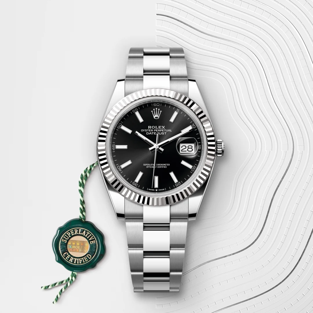 Rolex Datejust 41 White Rolesor, M126334-0017