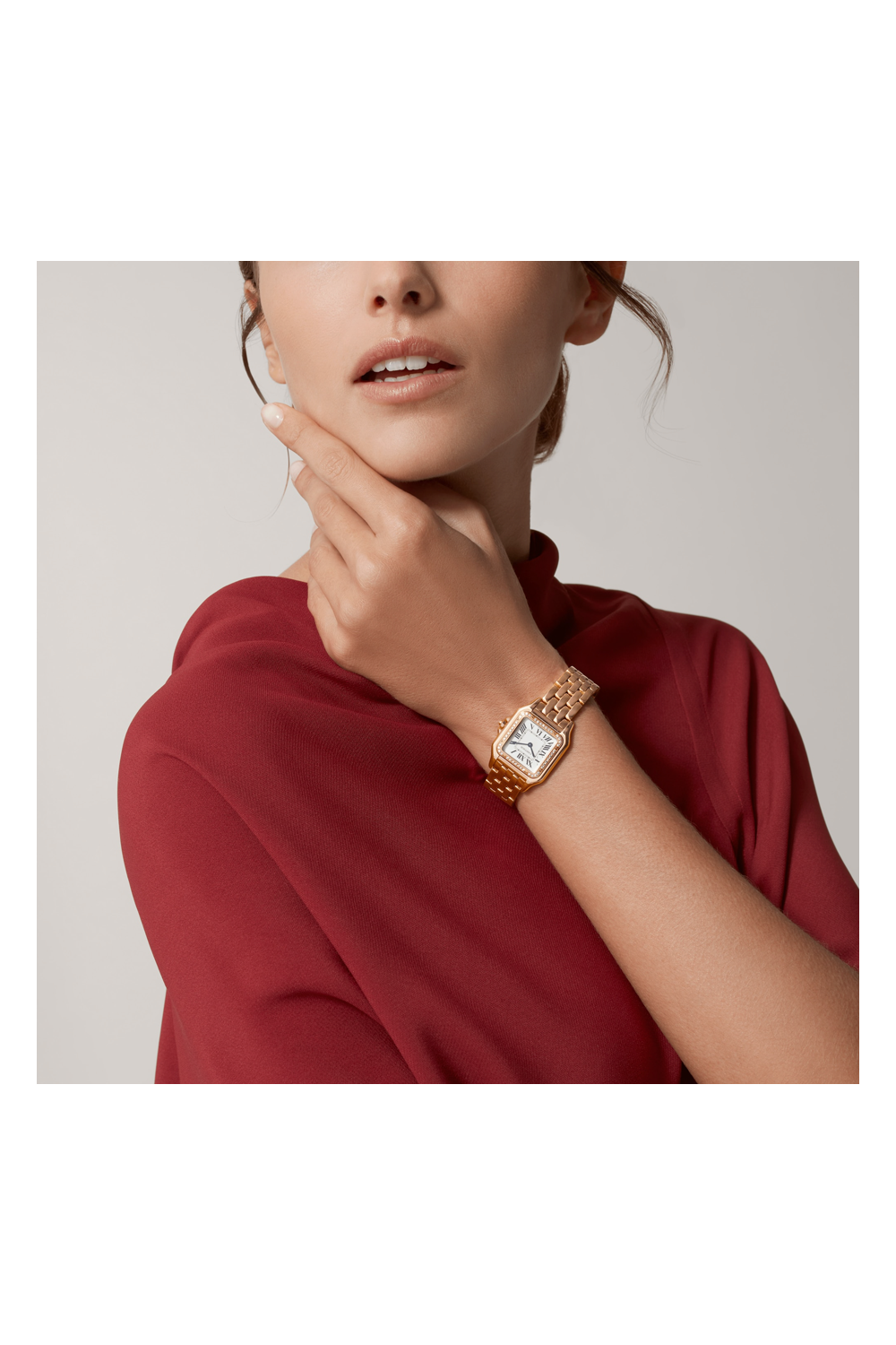 Cartier Panthere de Cartier Medium Rose Gold with Diamonds (WJPN0009)