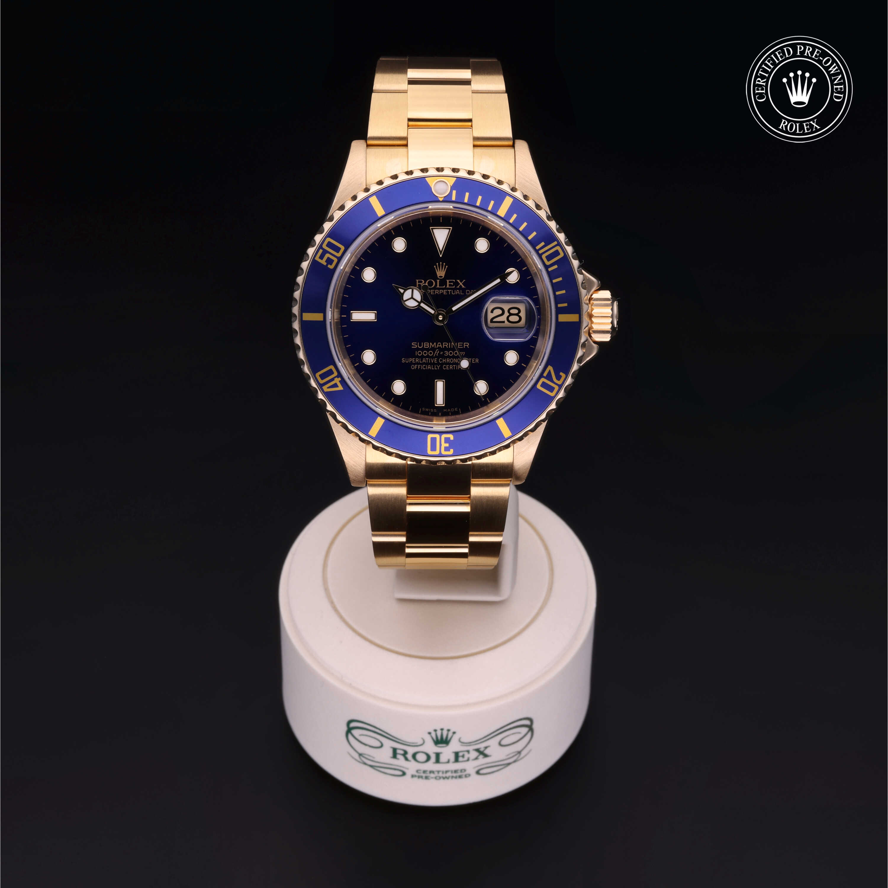 Rolex Certified Pre Owned Submariner 16618LB