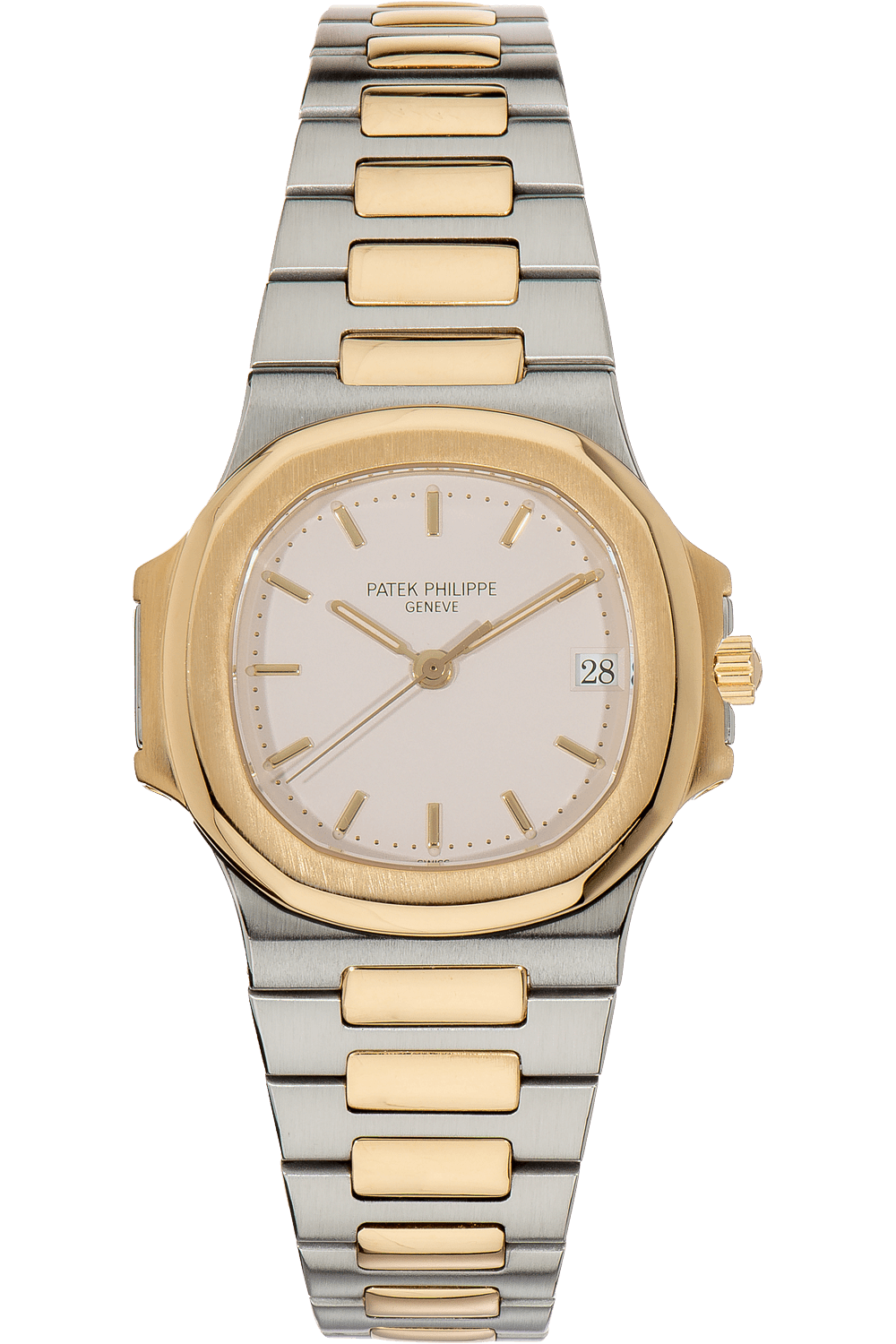 Patek Philippe Nautilus Ref 3800 Steel and Gold