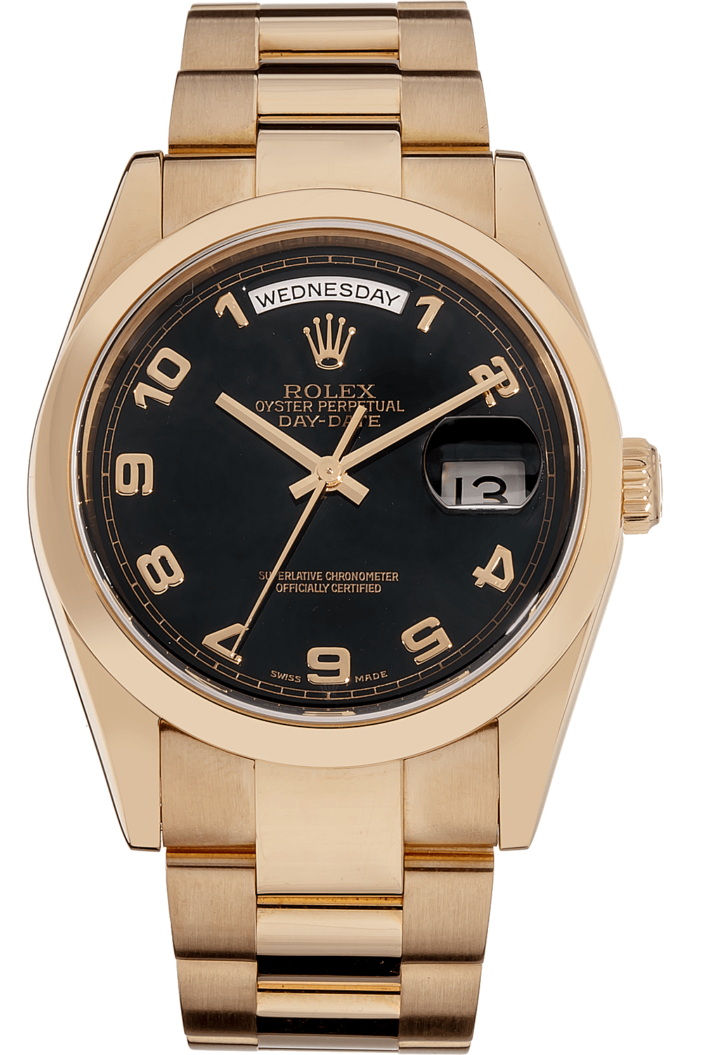 pre-owned rolex day-date automatic (118205)