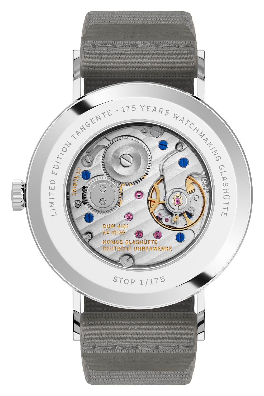 NOMOS Glashütte Tangente 38 Date Stop (179.S3)