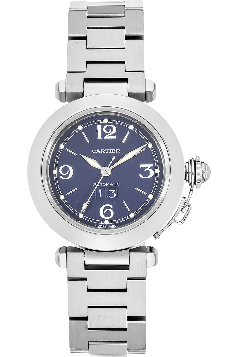 Pre-Owned Cartier Pasha C Large Date (W31047M7)