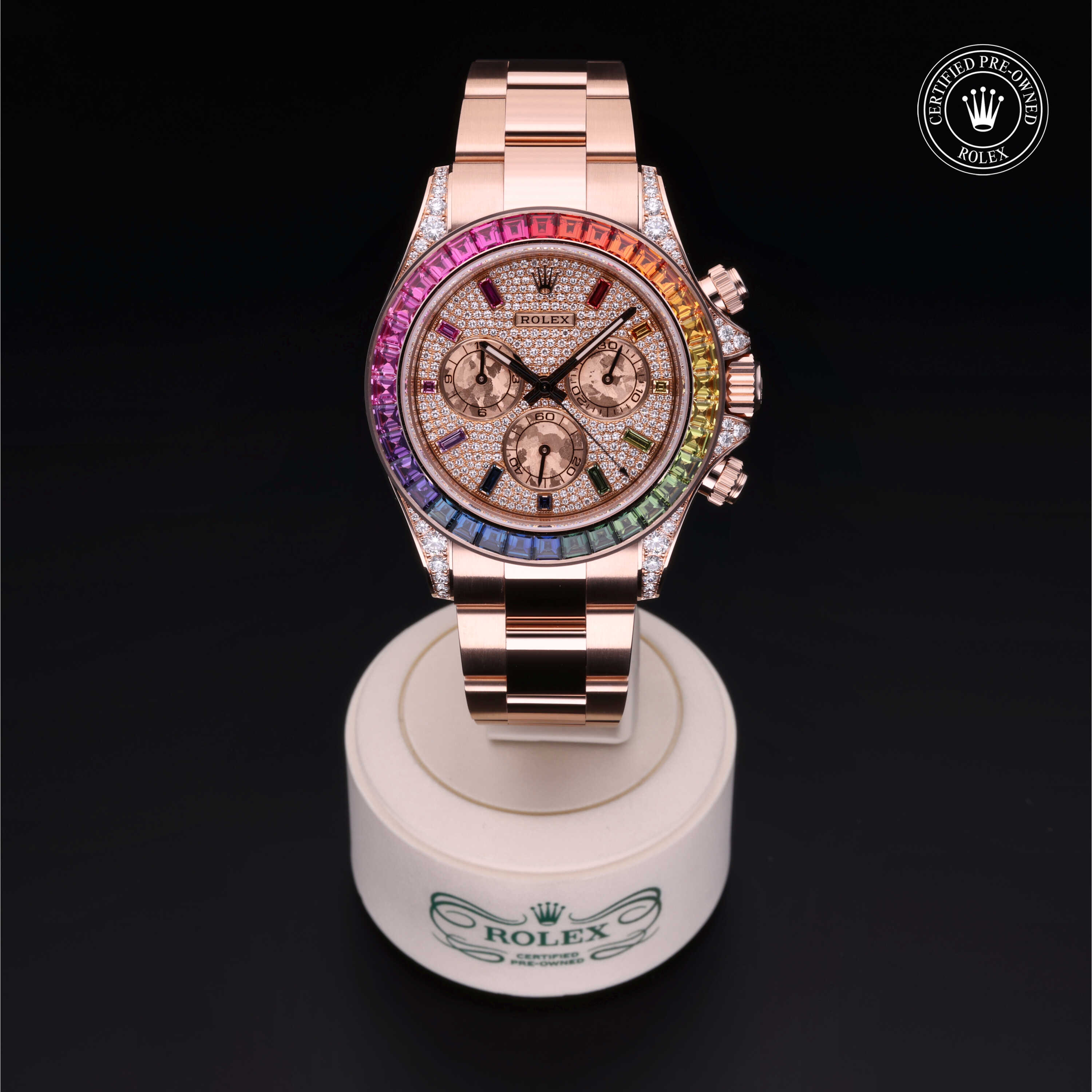 Rolex daytona hotsell rainbow factory set