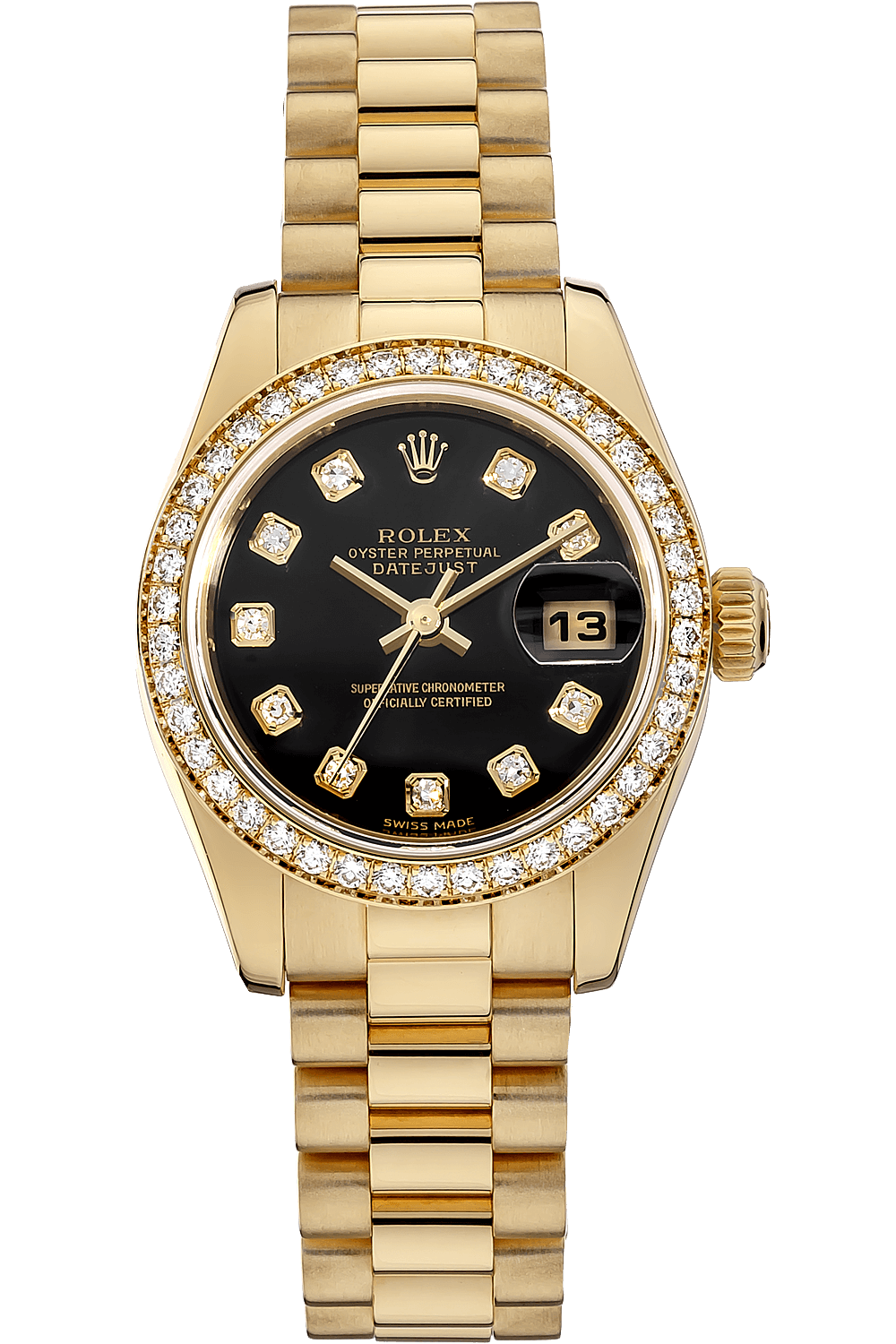 datejust yellow gold automatic