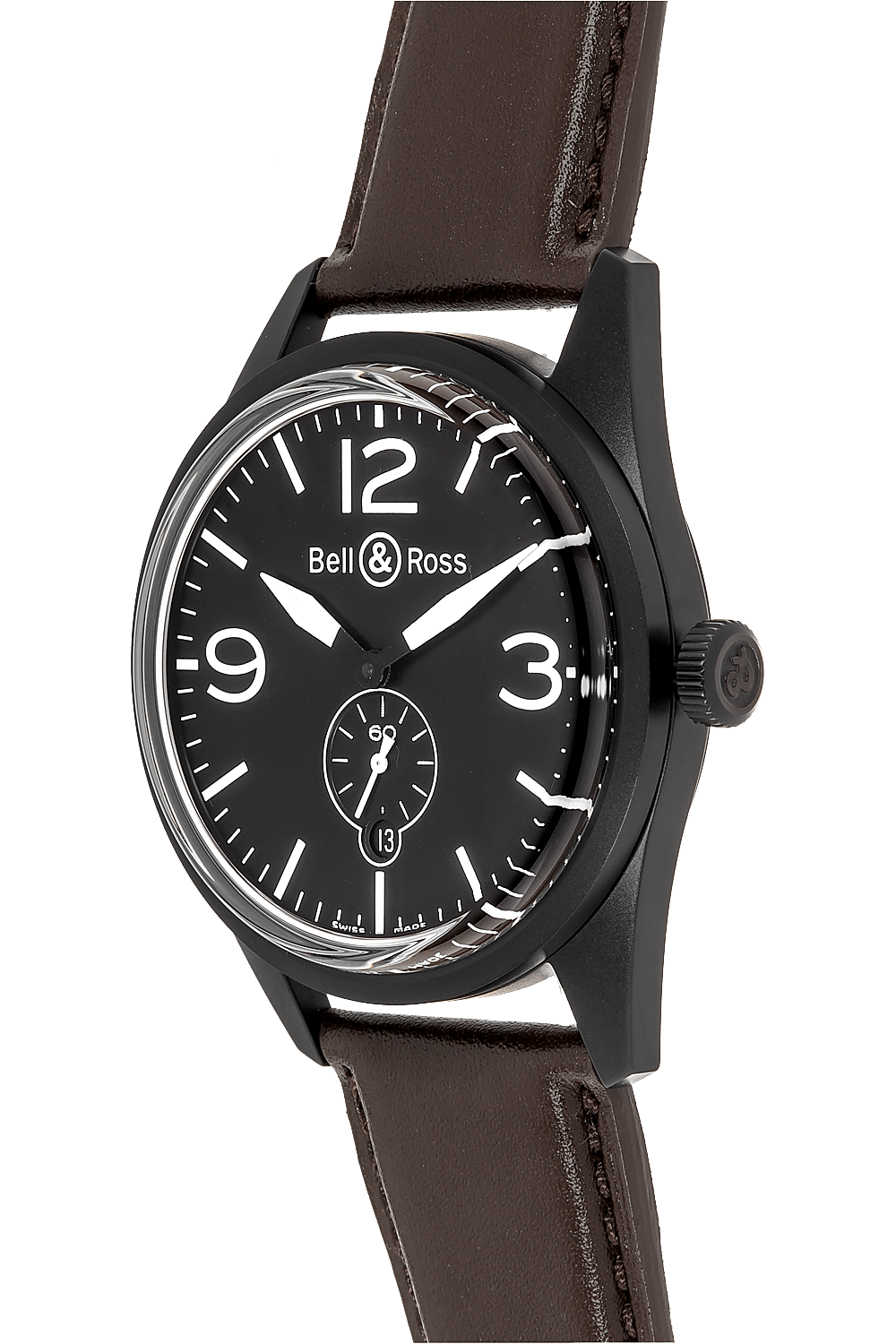 Pre-Owned Bell & Ross BR 123 Original Carbon (BR123-95-SC)
