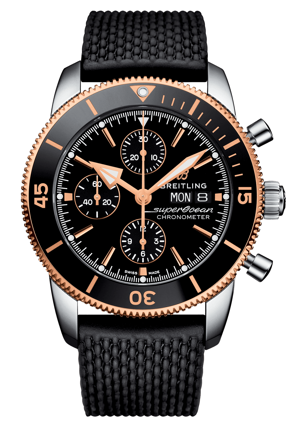 Breitling superocean heritage 44 rose top gold