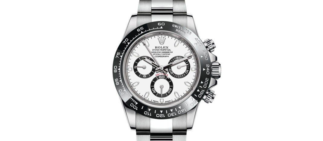 rolex daytona white face for sale