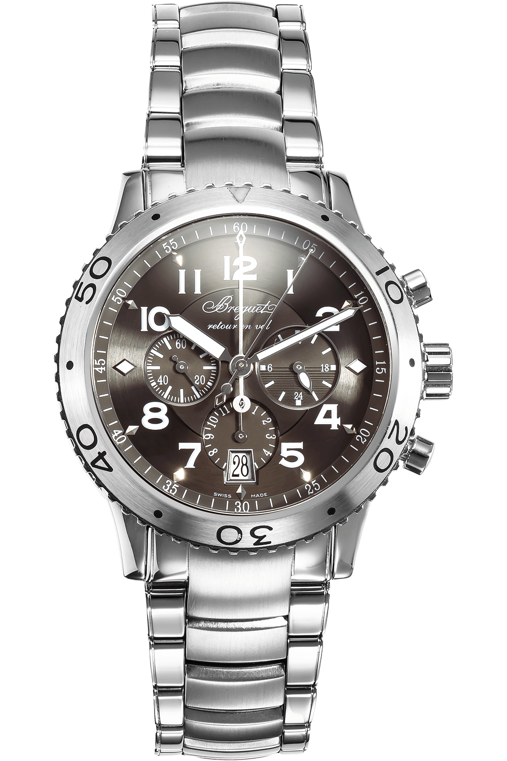 Pre-Owned Breguet Type XXI Flyback (3810ST/92/SZ9)