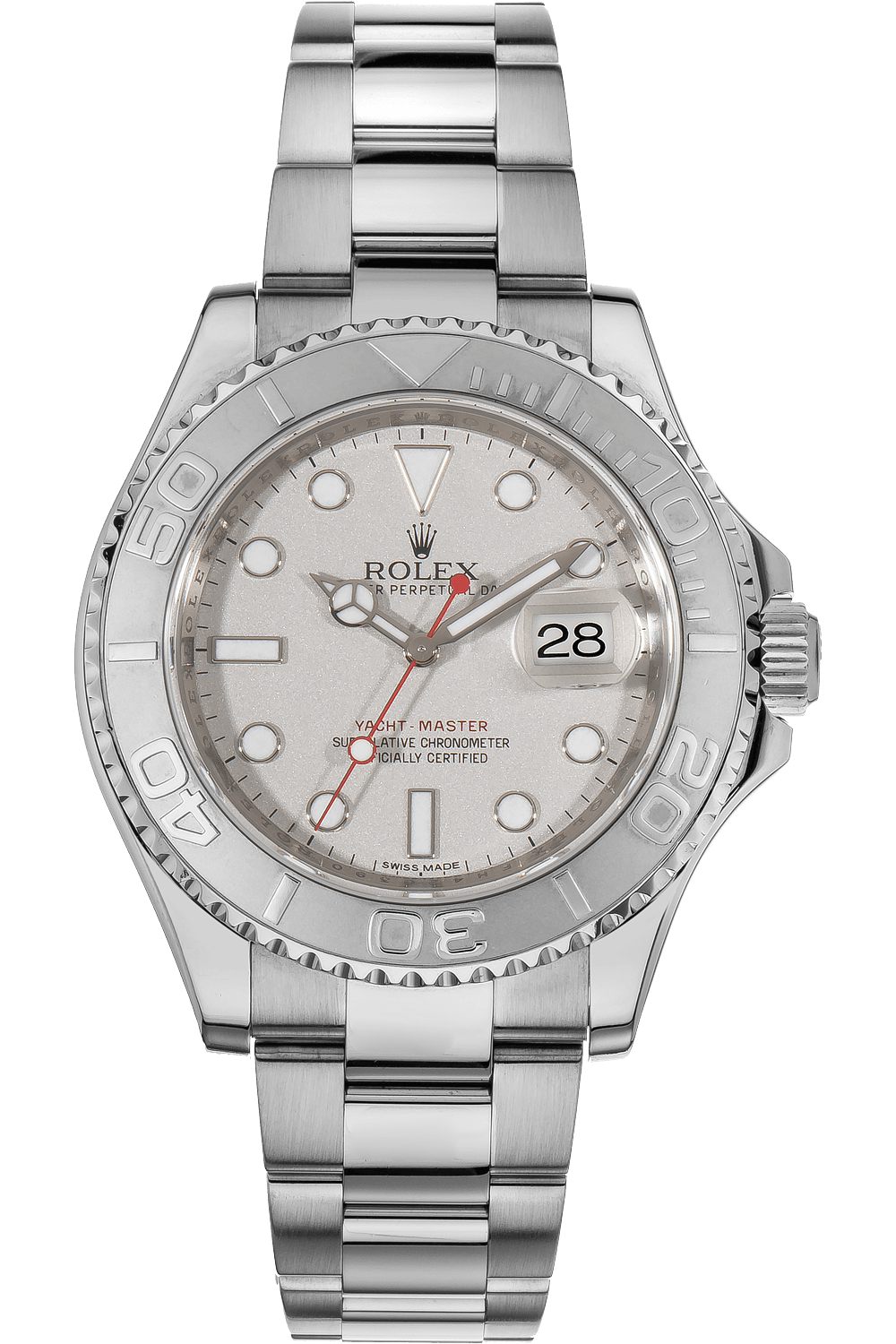 Rolex Yachtmaster Platinum and Stainless Steel Automatic Watch (116622-0002) - Men's - 40 mm Diameter - by Tourneau|Bucherer
