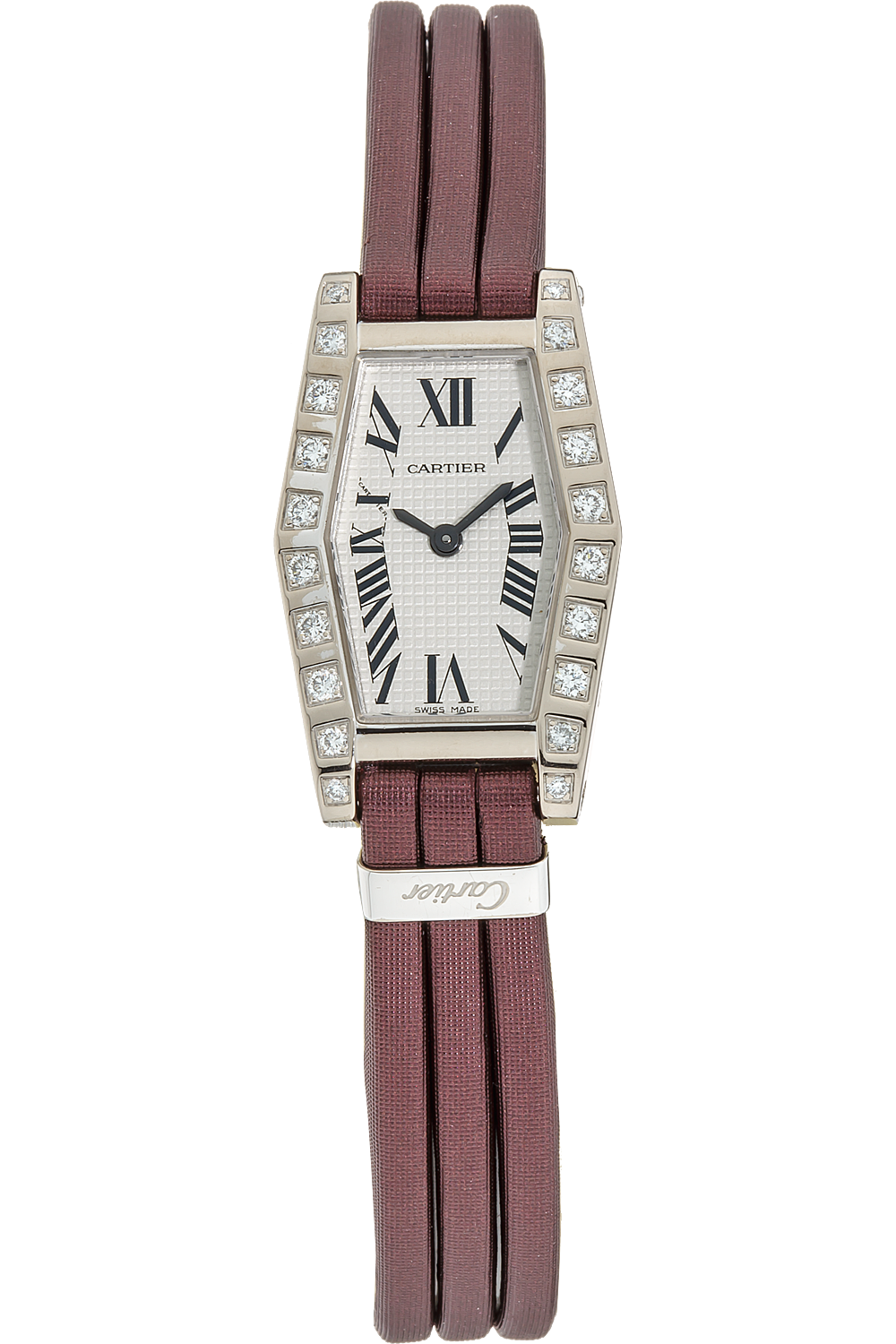Pre-Owned Cartier Hexagonal Lanieres Diamond Quartz (WJ200538)