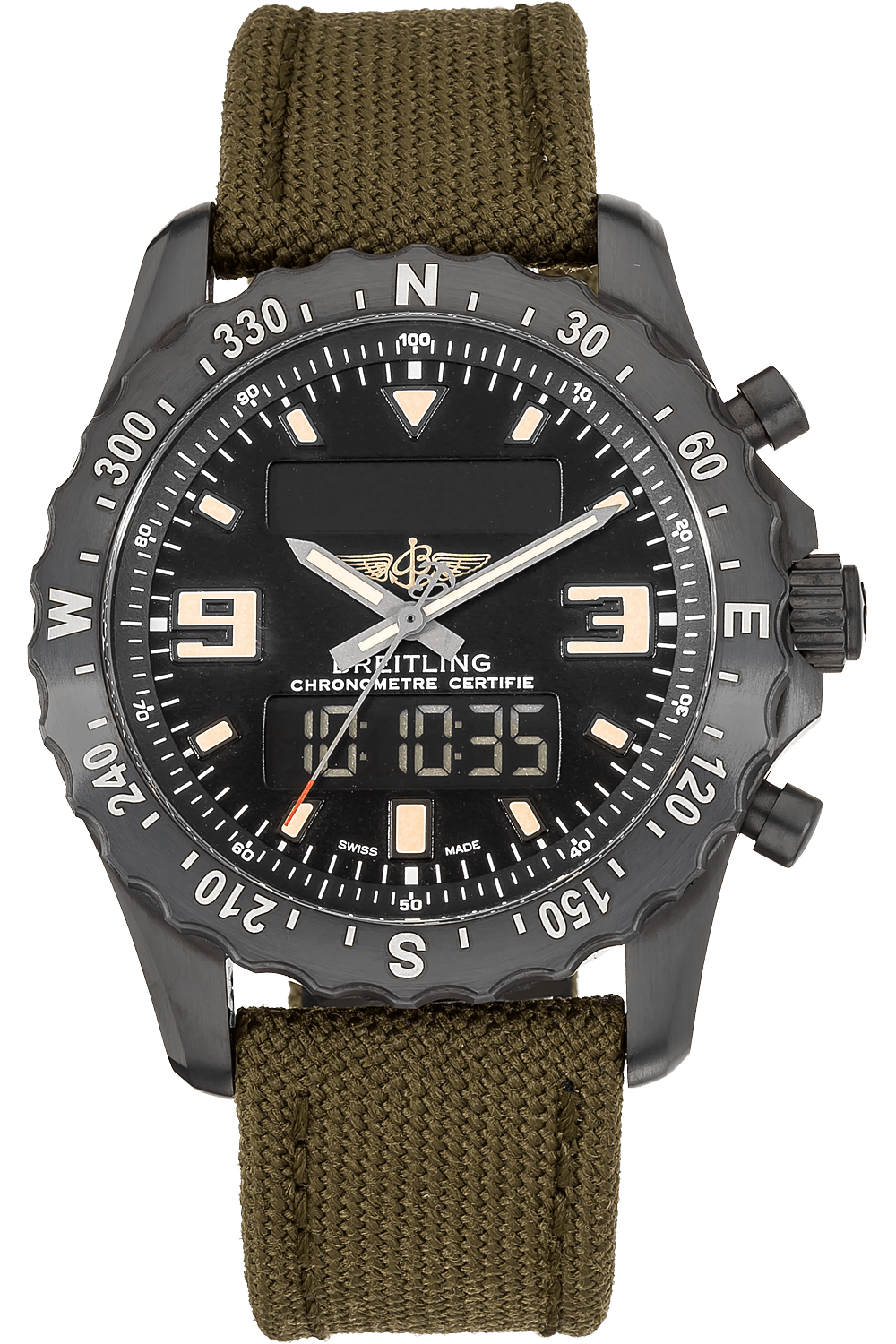 Pre-Owned Breitling Chronospace Military (M78366)