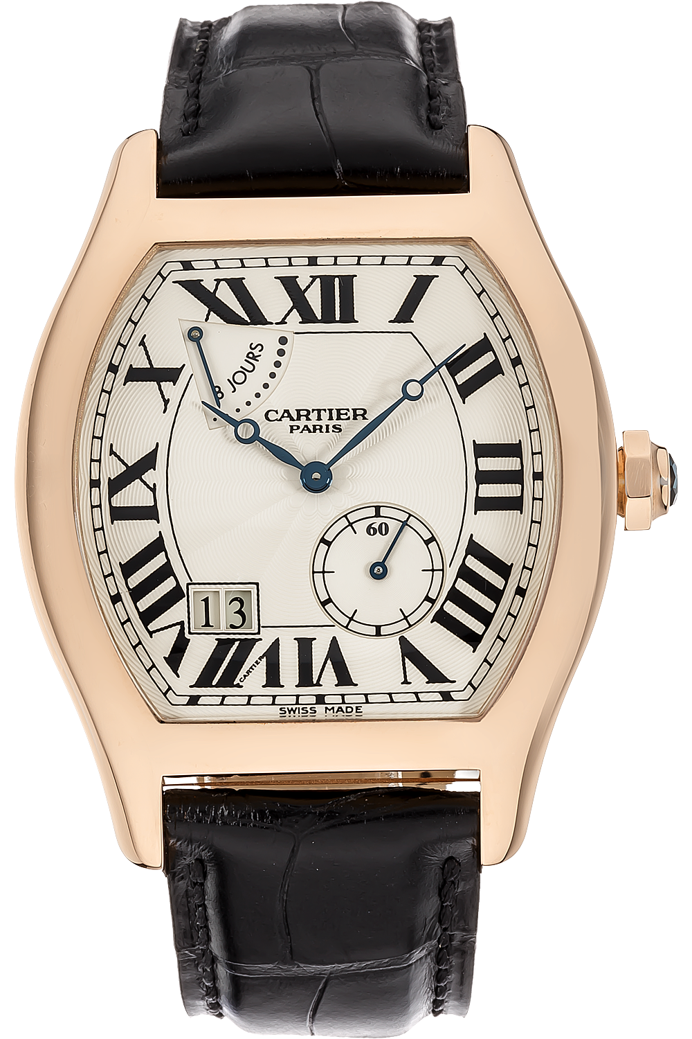 Pre-Owned Cartier Tortue XL 8 Day Power Reserve Manual (W1545851)