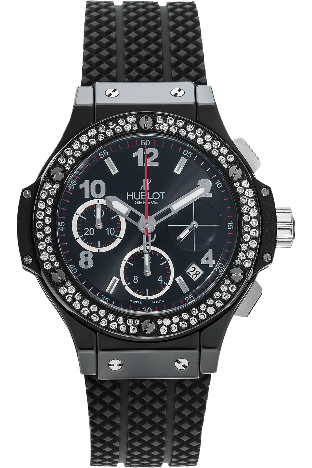 Hublot Men's Big Bang Steel Diamonds Watch (301.SX1170RX1104) | Stainless Steel | 44 mm Diameter | Tourneau