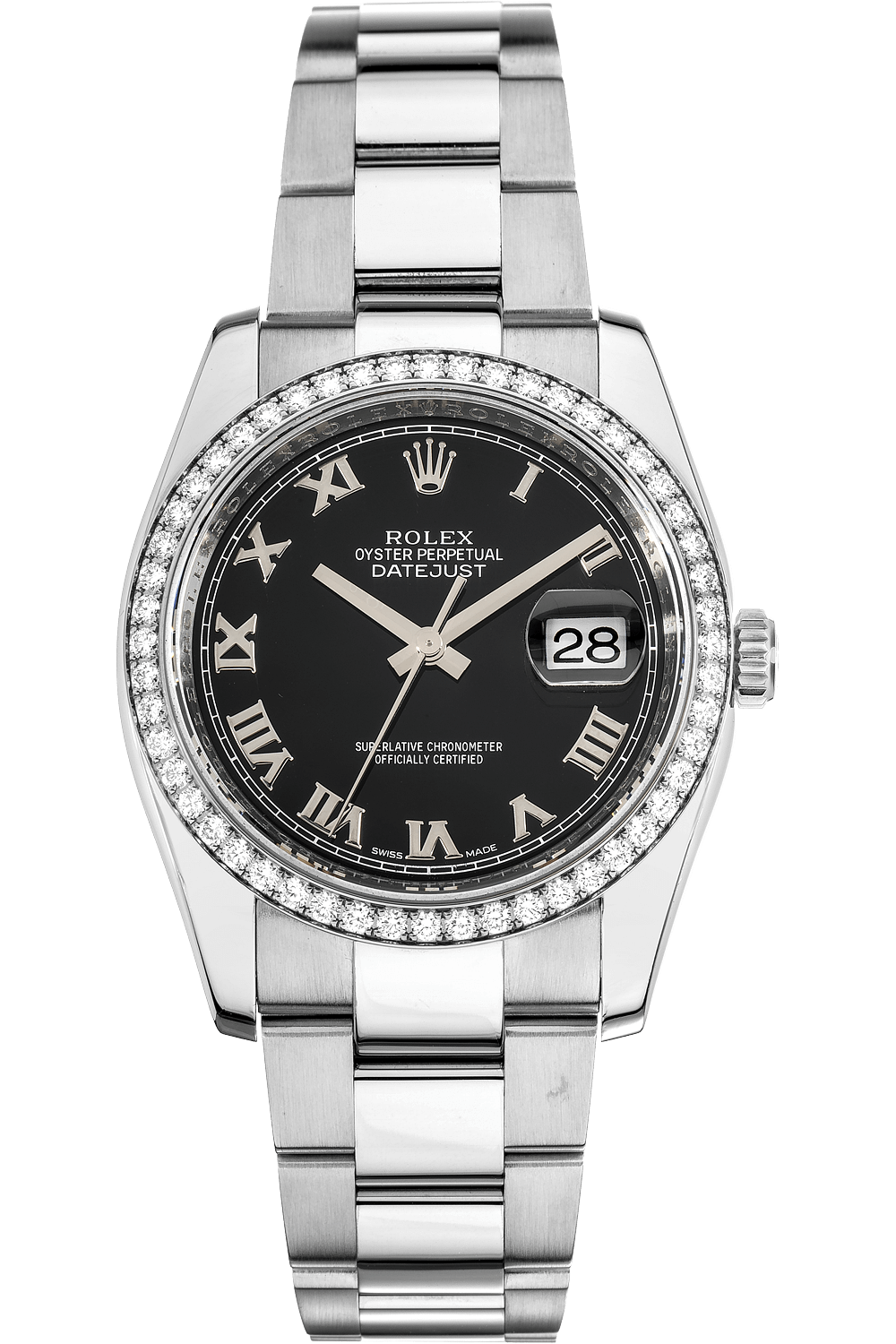 datejust white gold and stainless steel automatic