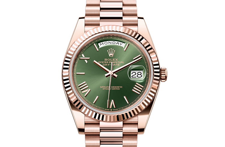 Day date discount rose gold rolex