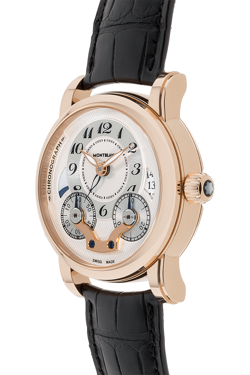 nicolas rieussec chronograph rose gold automatic