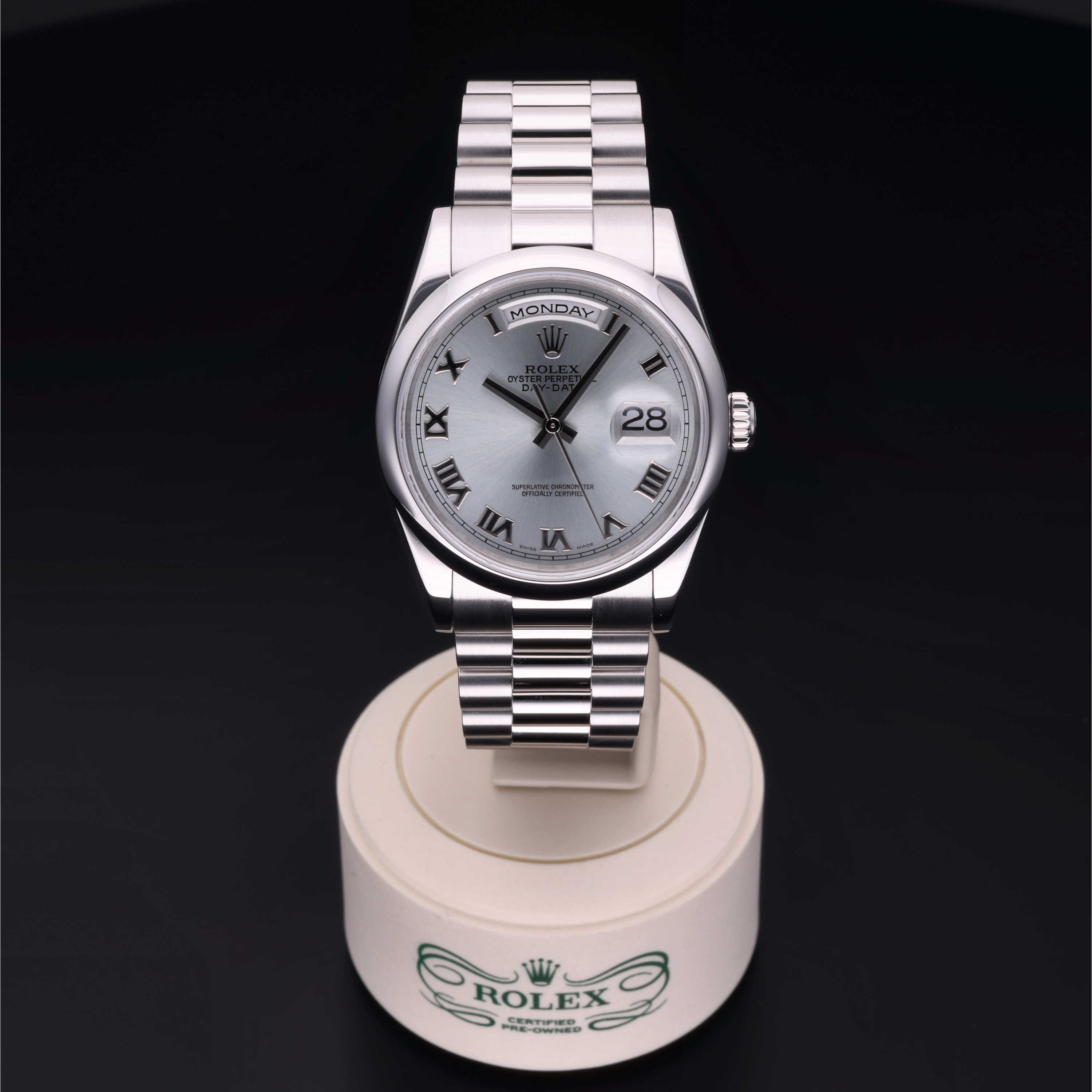 Rolex day on sale date 118206