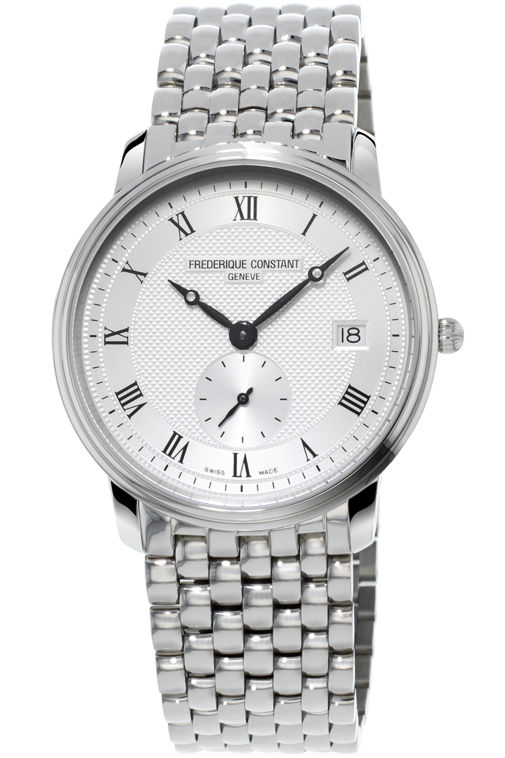 時計 FREDERIQUE CONSTANT 220NW4S6B 37mm Frederique Constant Slim Line White Dial Unisex Watch FC
